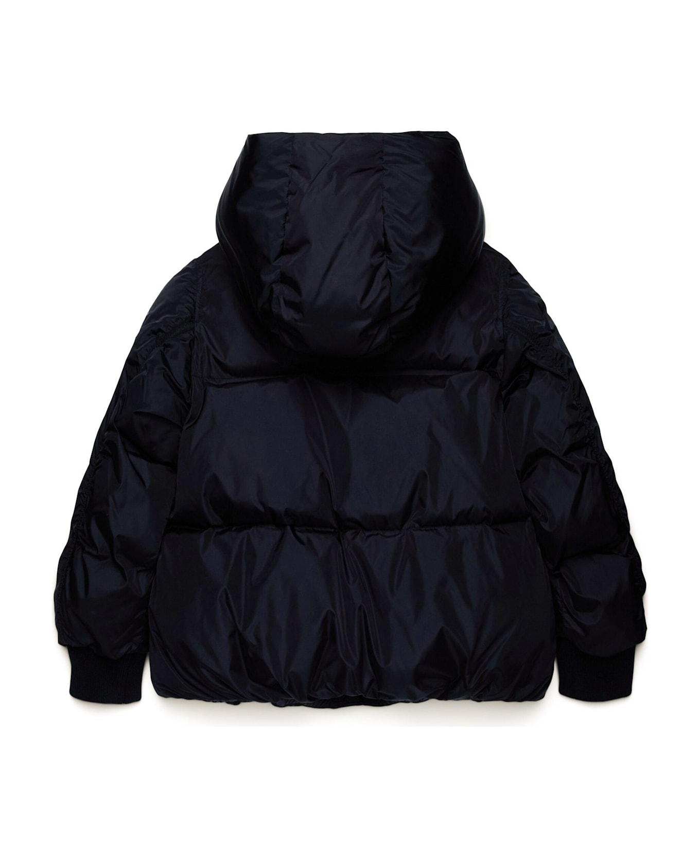 MM6 Maison Margiela High Neck Padded Jacket - Black