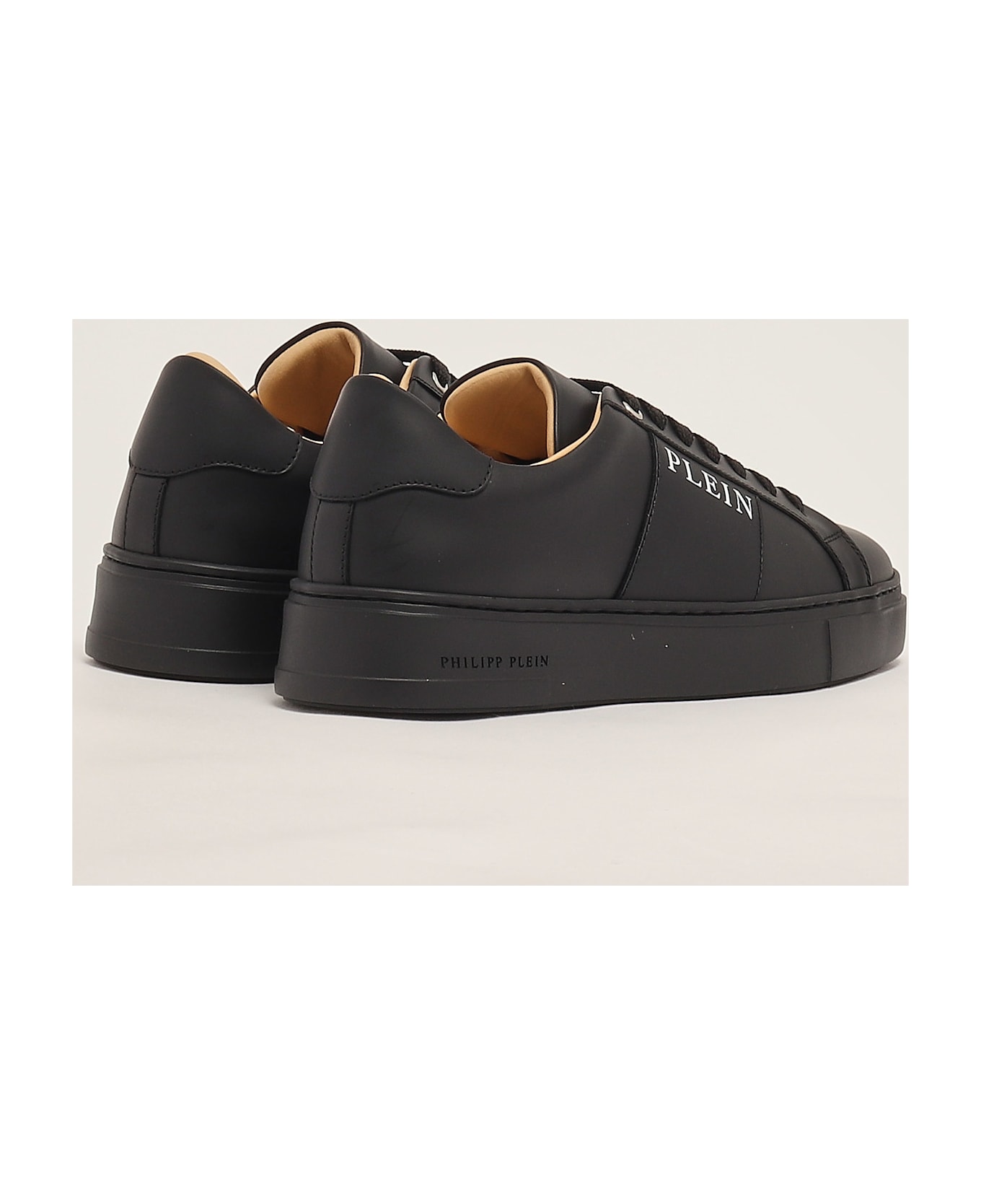 Philipp Plein Lo-top Nappa Sneaker - NERO