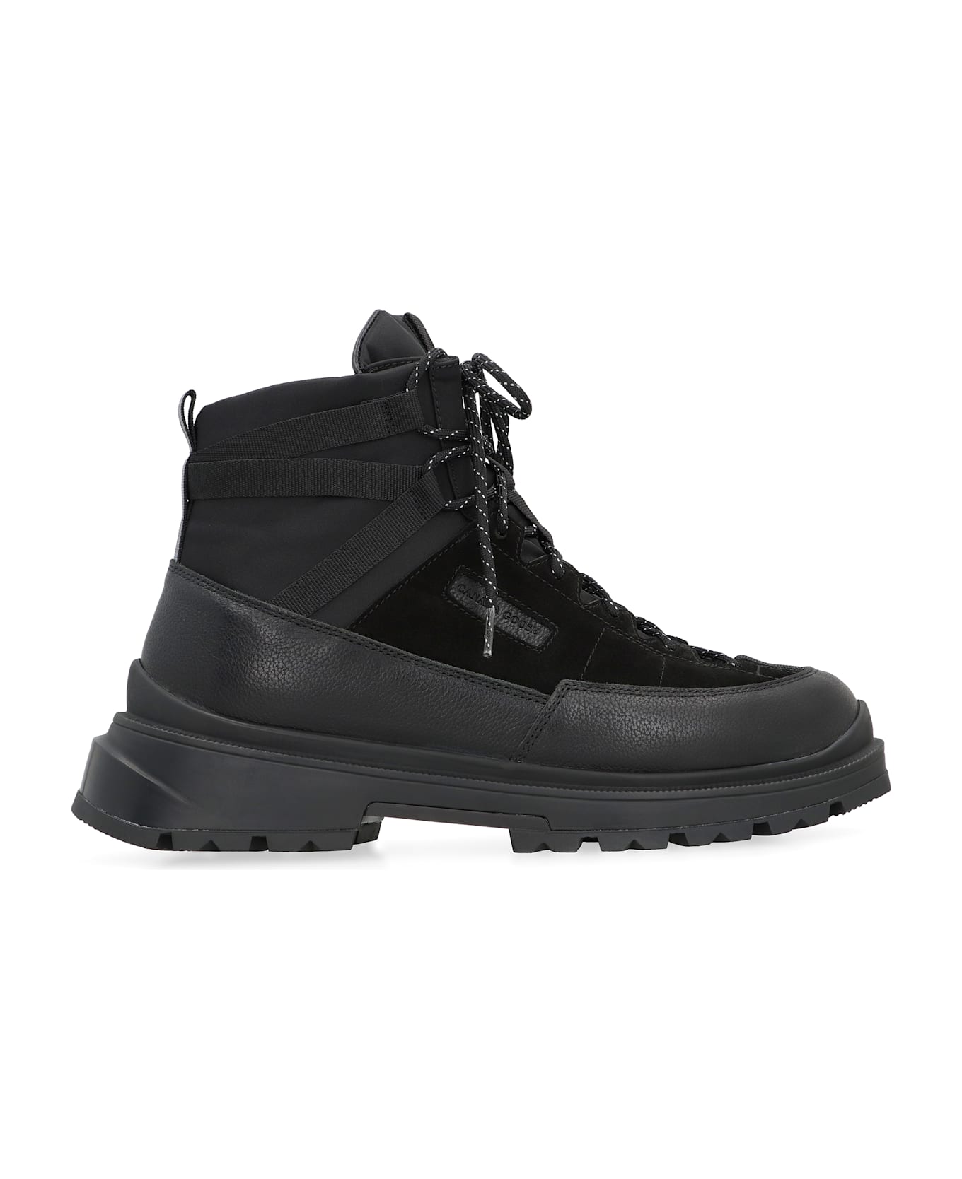 Canada Goose Leather Lace-up Boots - black