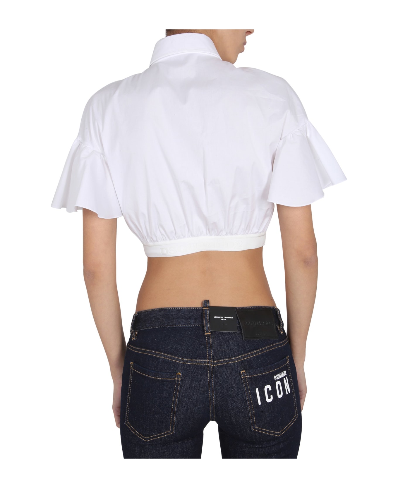 Dsquared2 Cropped Shirt - 100