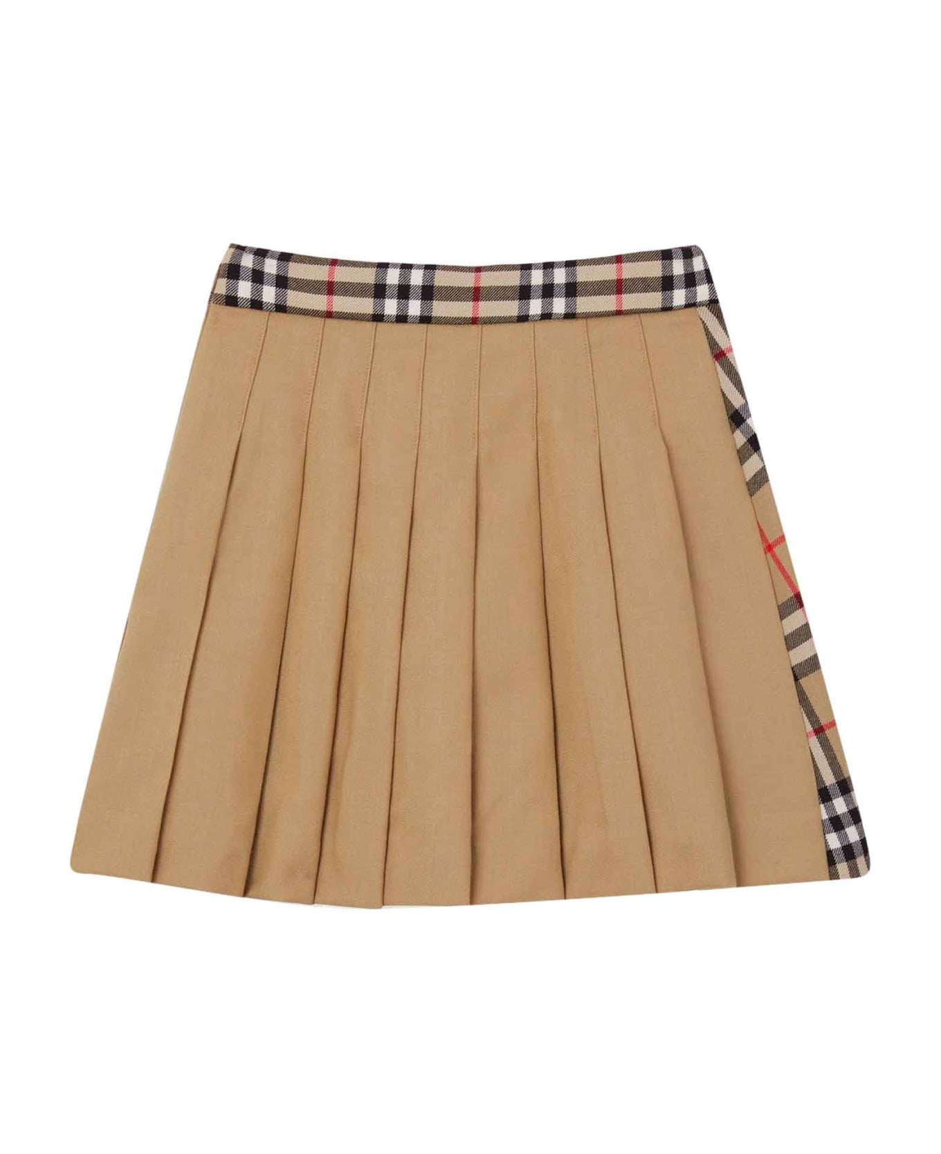 Burberry Beige Skirt Girl - Beige