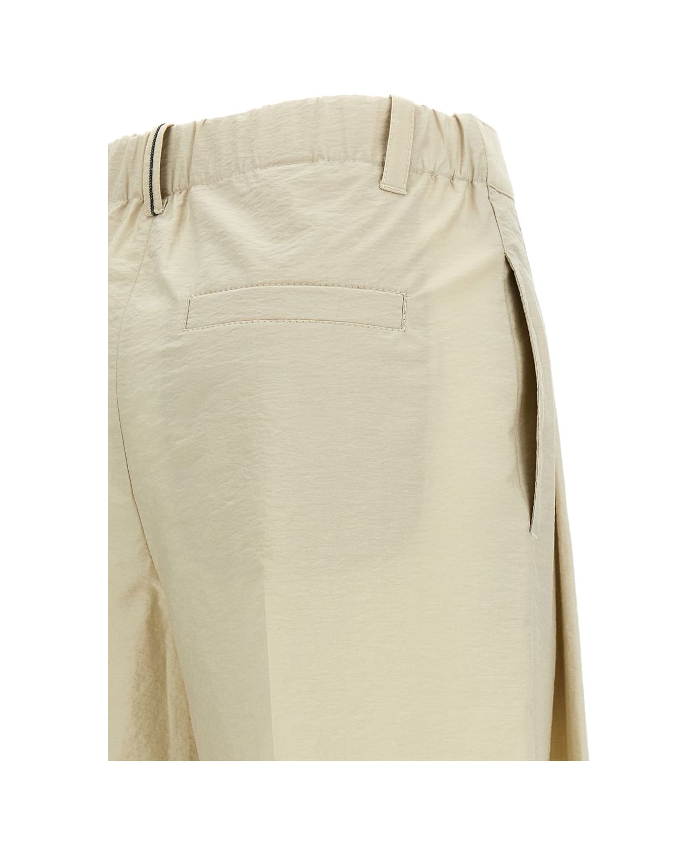 Brunello Cucinelli Cotton Trousers - Beige
