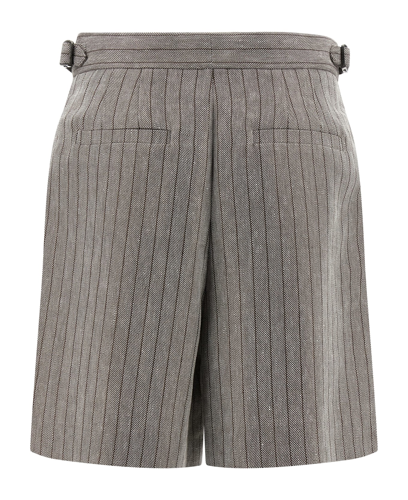 Brunello Cucinelli Herringbone Bermuda Shorts - Multicolor