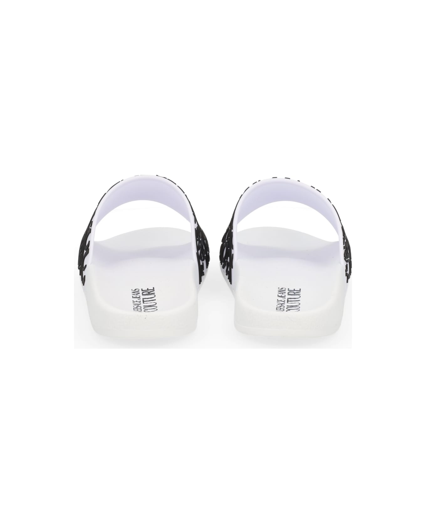 Versace Jeans Couture Pool Slides - WHITE