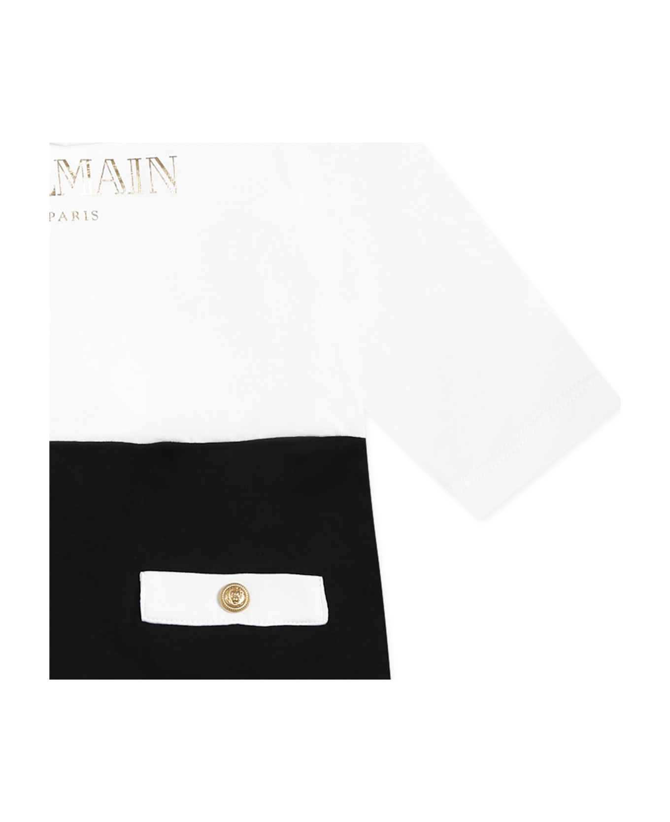 Balmain Multicolor Set For Baby Girl With Golden Logo - Multicolor