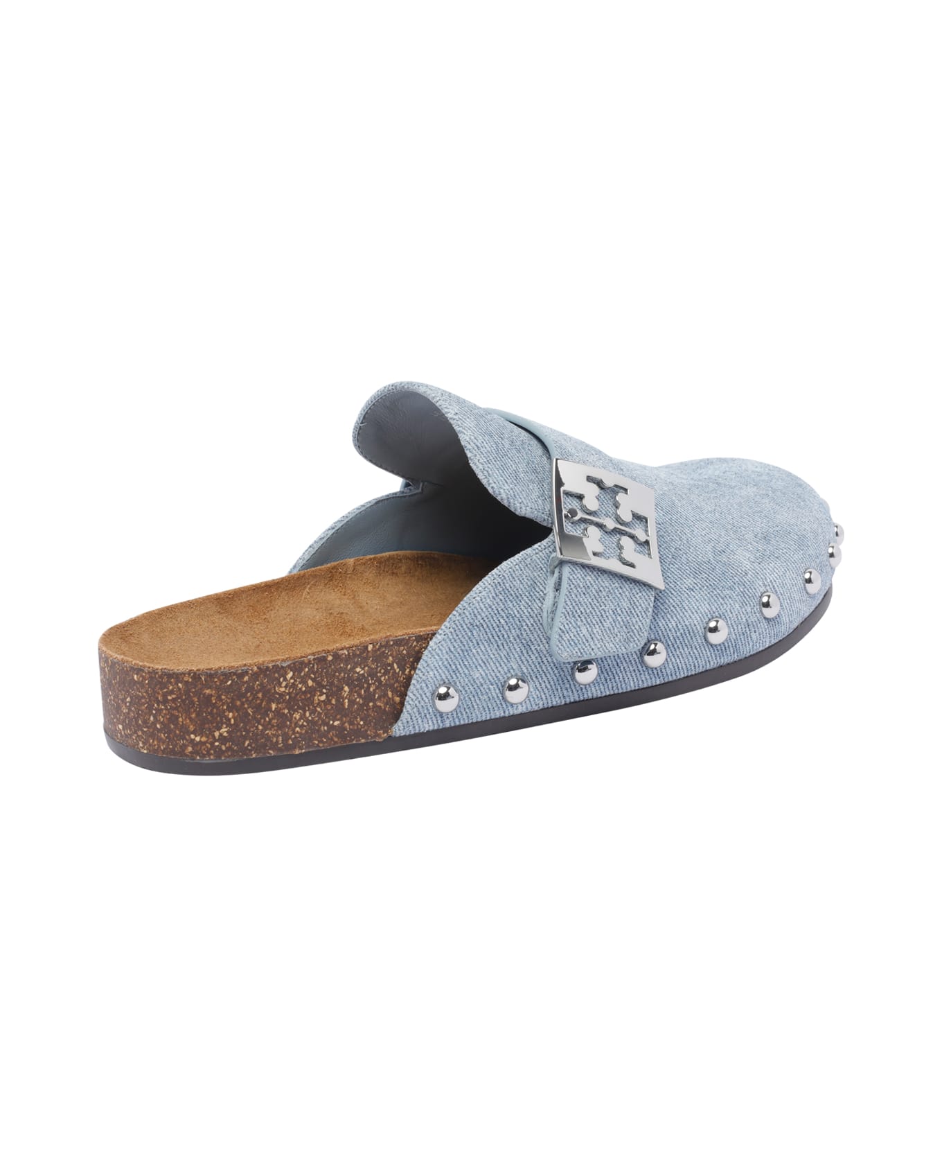 Tory Burch Mellow Stud Mules - Blue