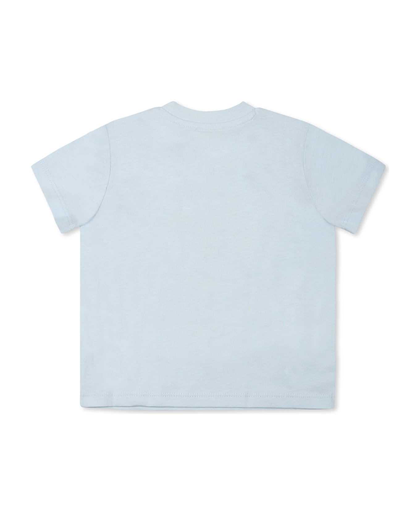 Kenzo Kids Light Blue T-shirt For Baby Boy With Tiger - Light Blue