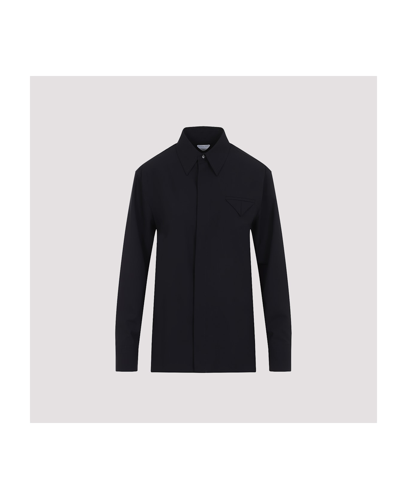 Bottega Veneta Fine Wool Shirt - Midnight Blue