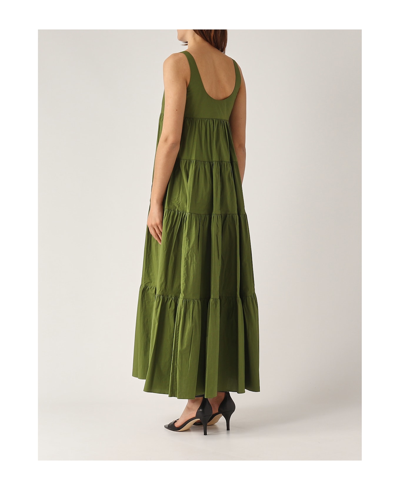 Michael Kors V Neck Tier Dress Dress - PRATO