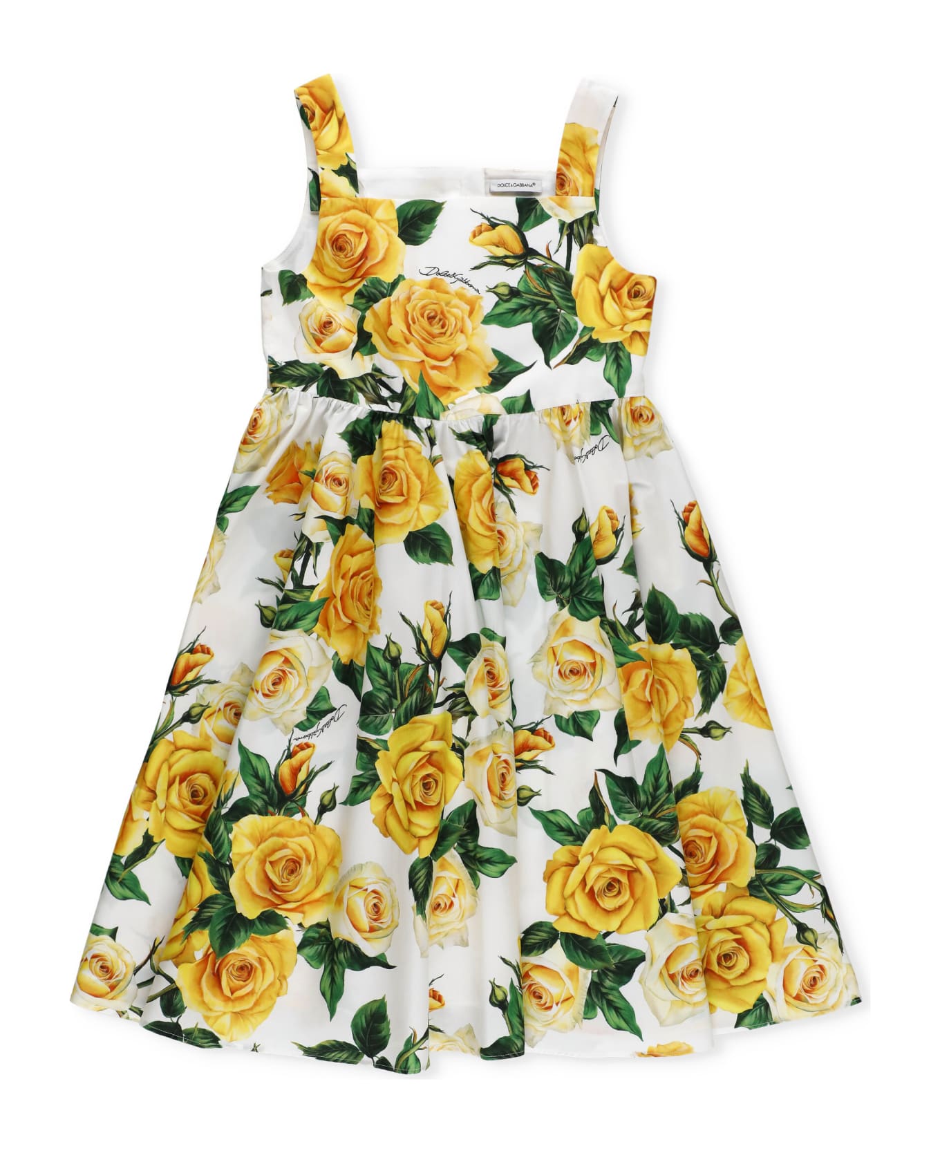 Dolce & Gabbana Flowering Dress - White ワンピース＆ドレス
