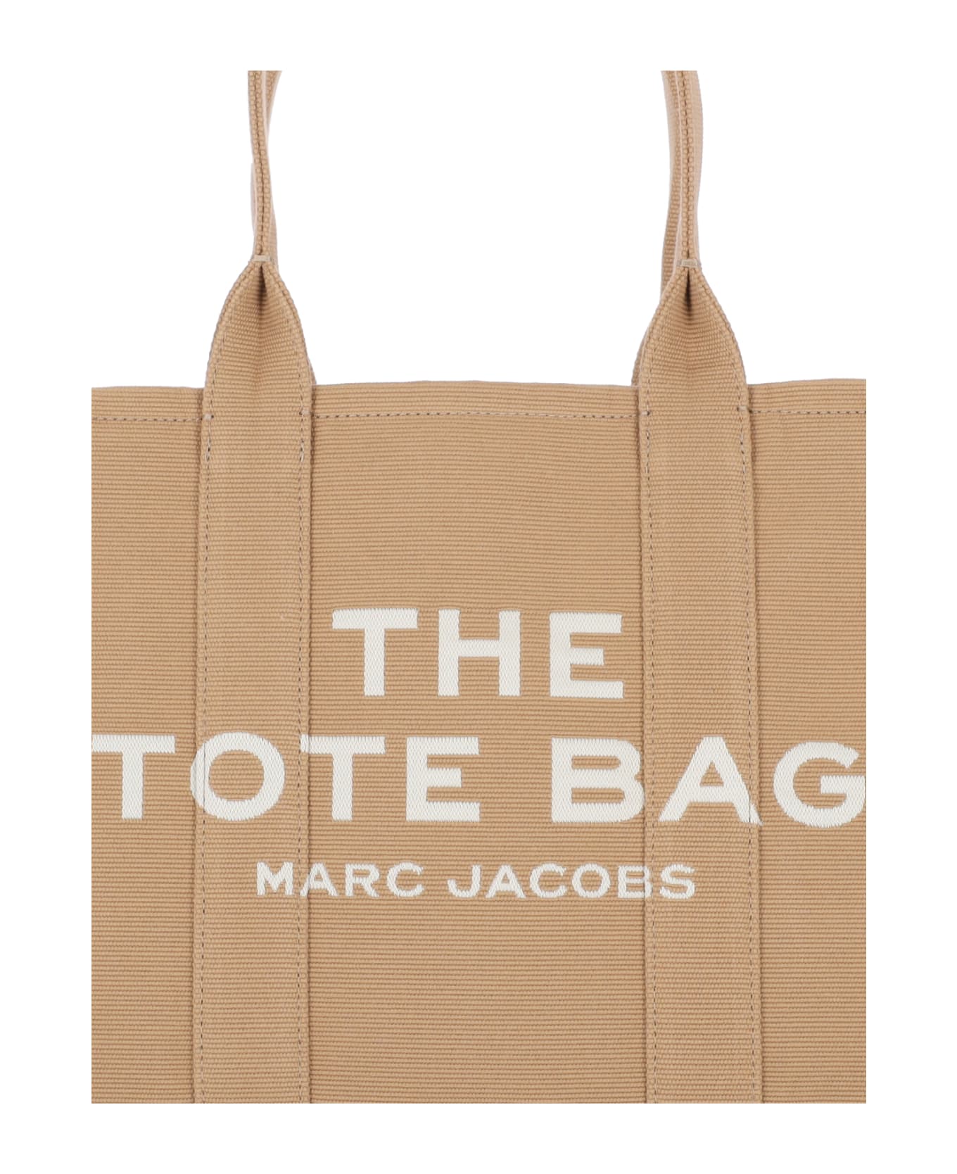 Marc Jacobs The Tote Jacquard Bag - Beige