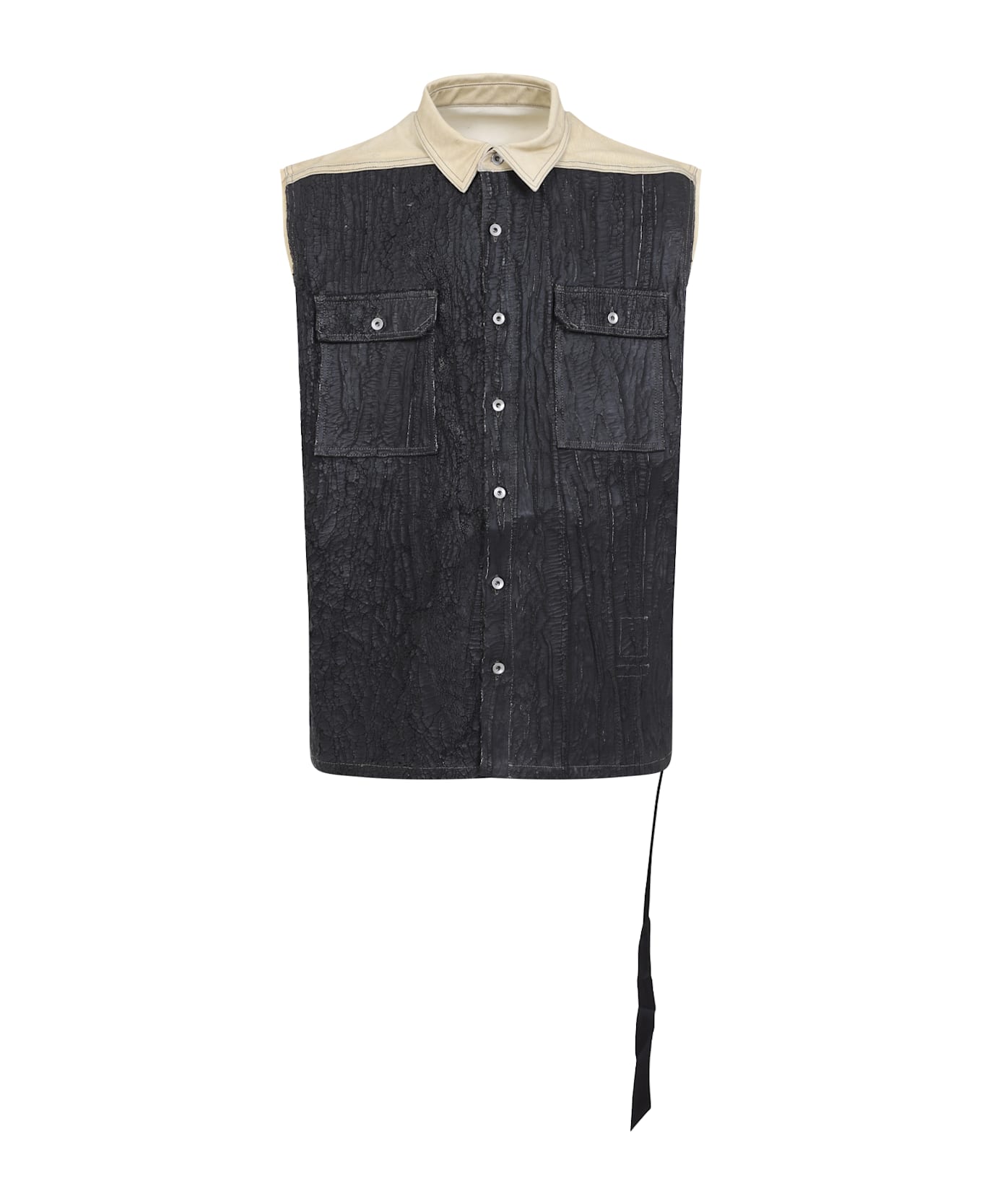 DRKSHDW Sl Tommy Jumbo Jacket - Parchment Black