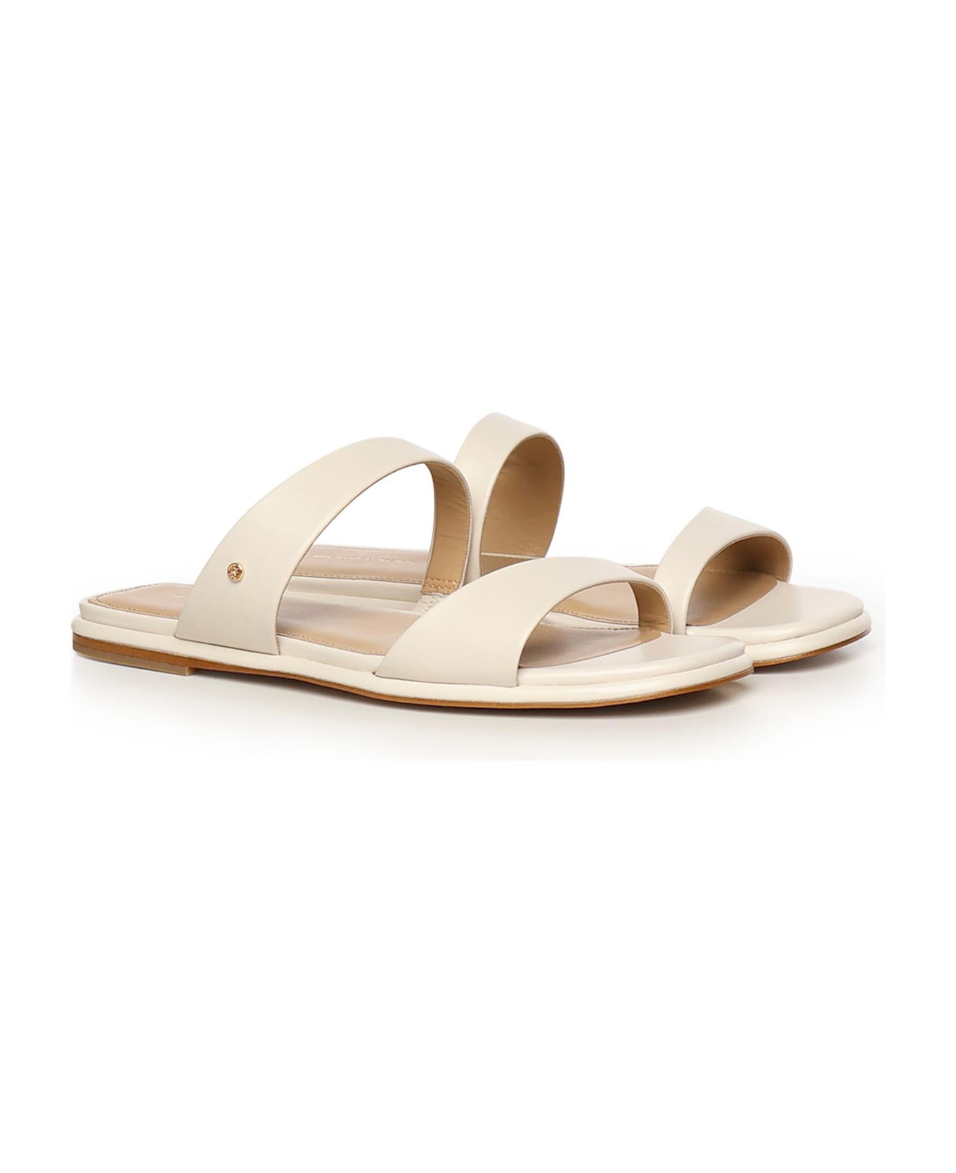 MICHAEL Michael Kors Sandals With Double Strap - Lt cream