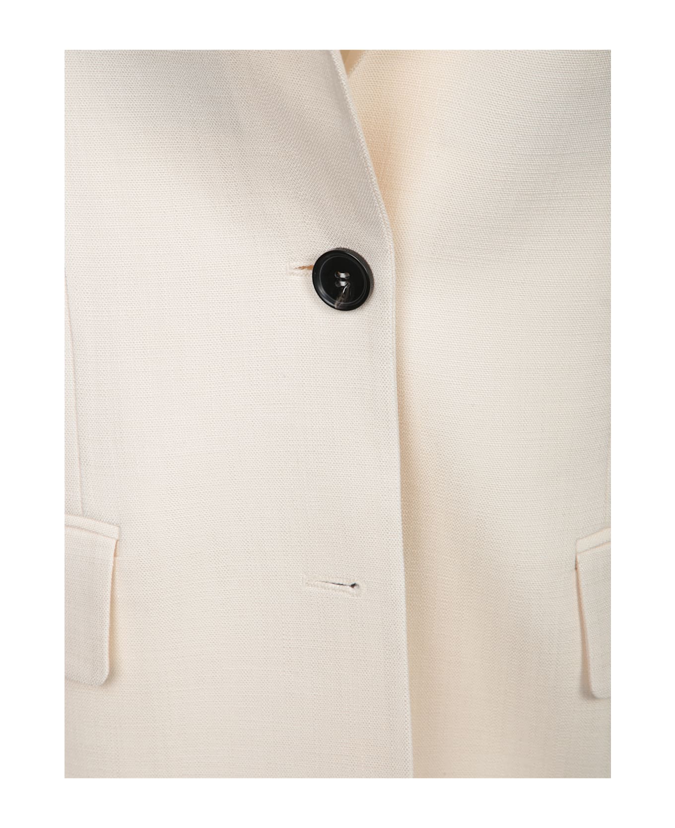 MSGM Two-button Fitted Blazer - White