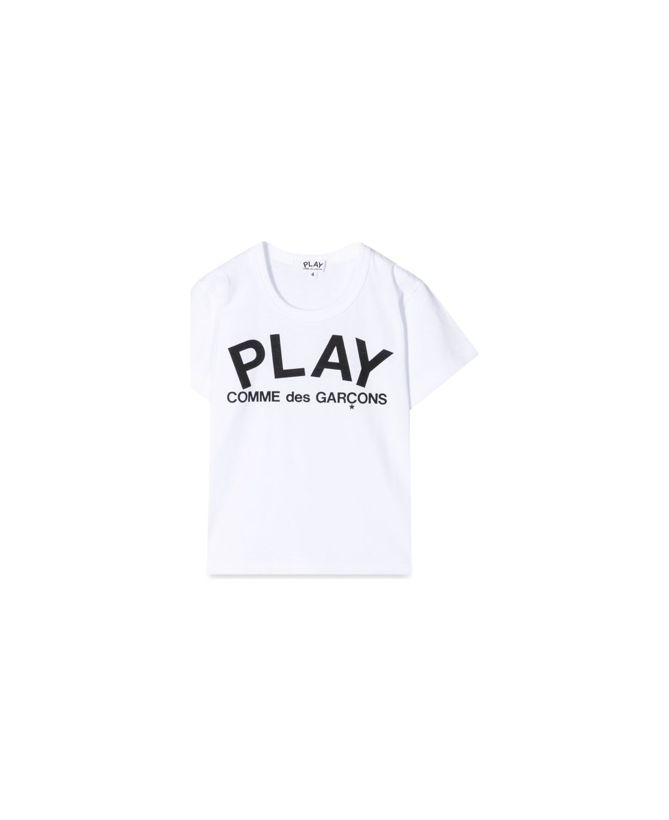 Comme des Garçons Play T-shirt M/c Logo - WHITE