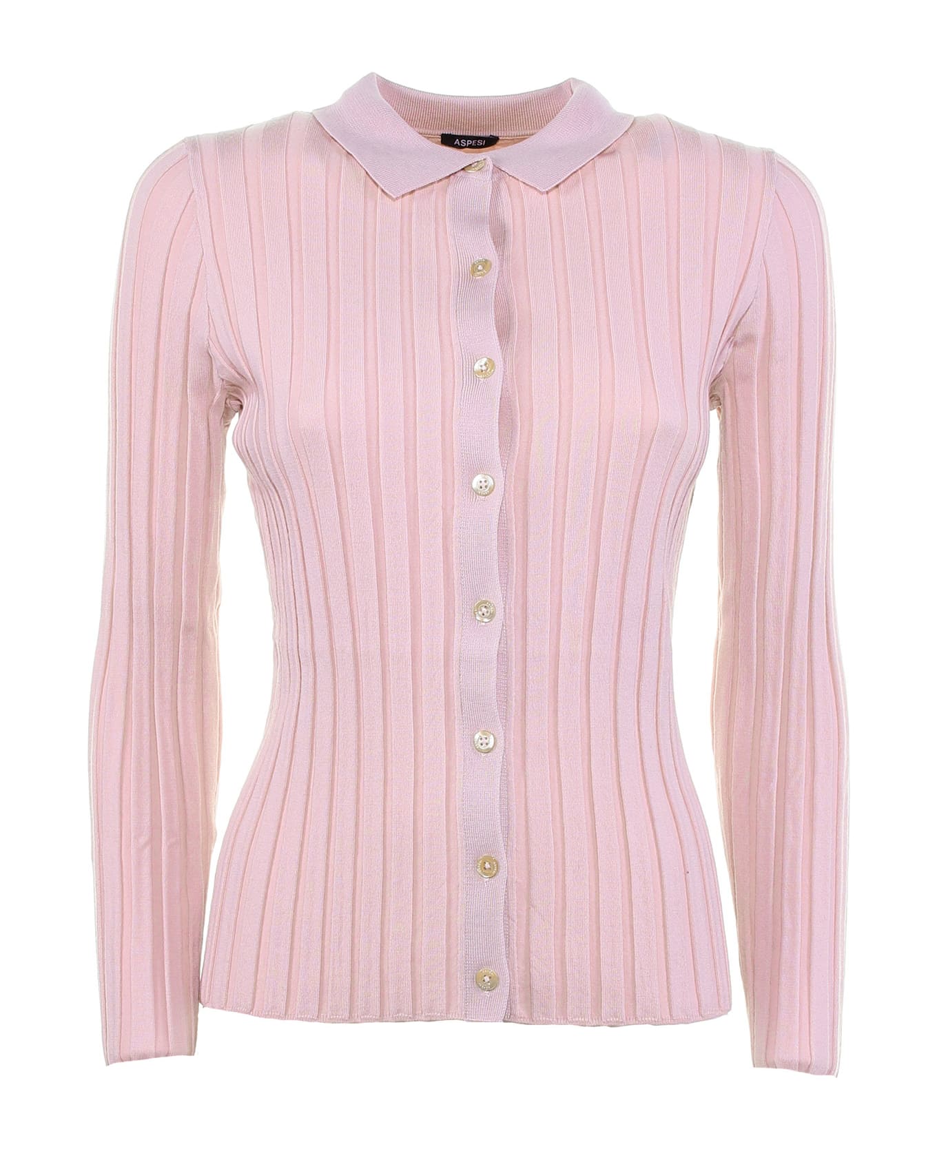 Aspesi Cardigan With Buttons - ROSA