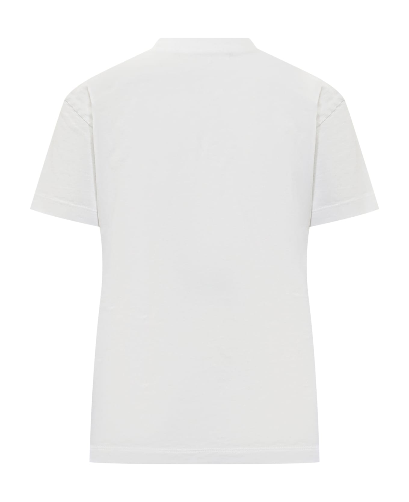 Dsquared2 T-shirt - White/dark Navy Print