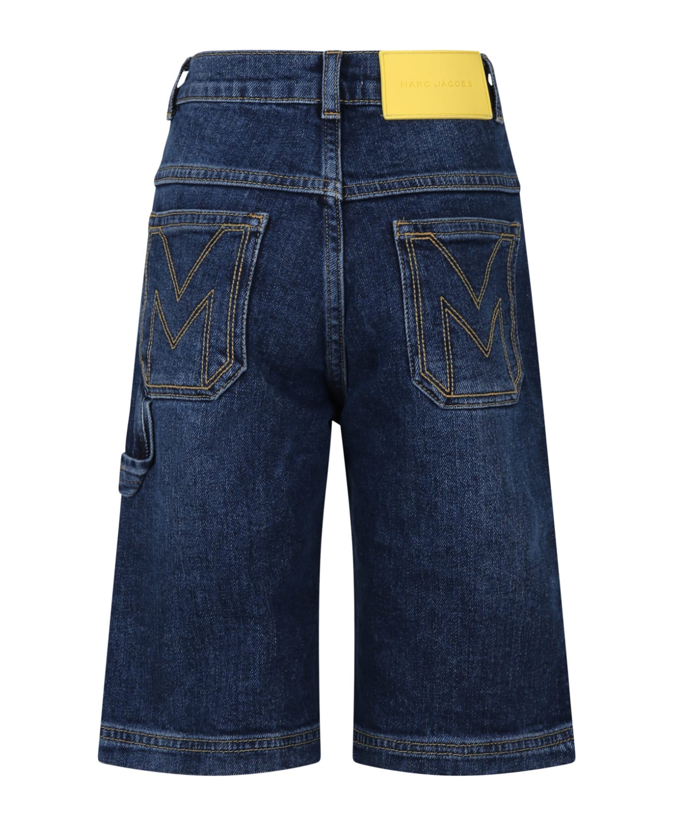 Marc Jacobs Denim Shorts For Boy With Logo - Denim