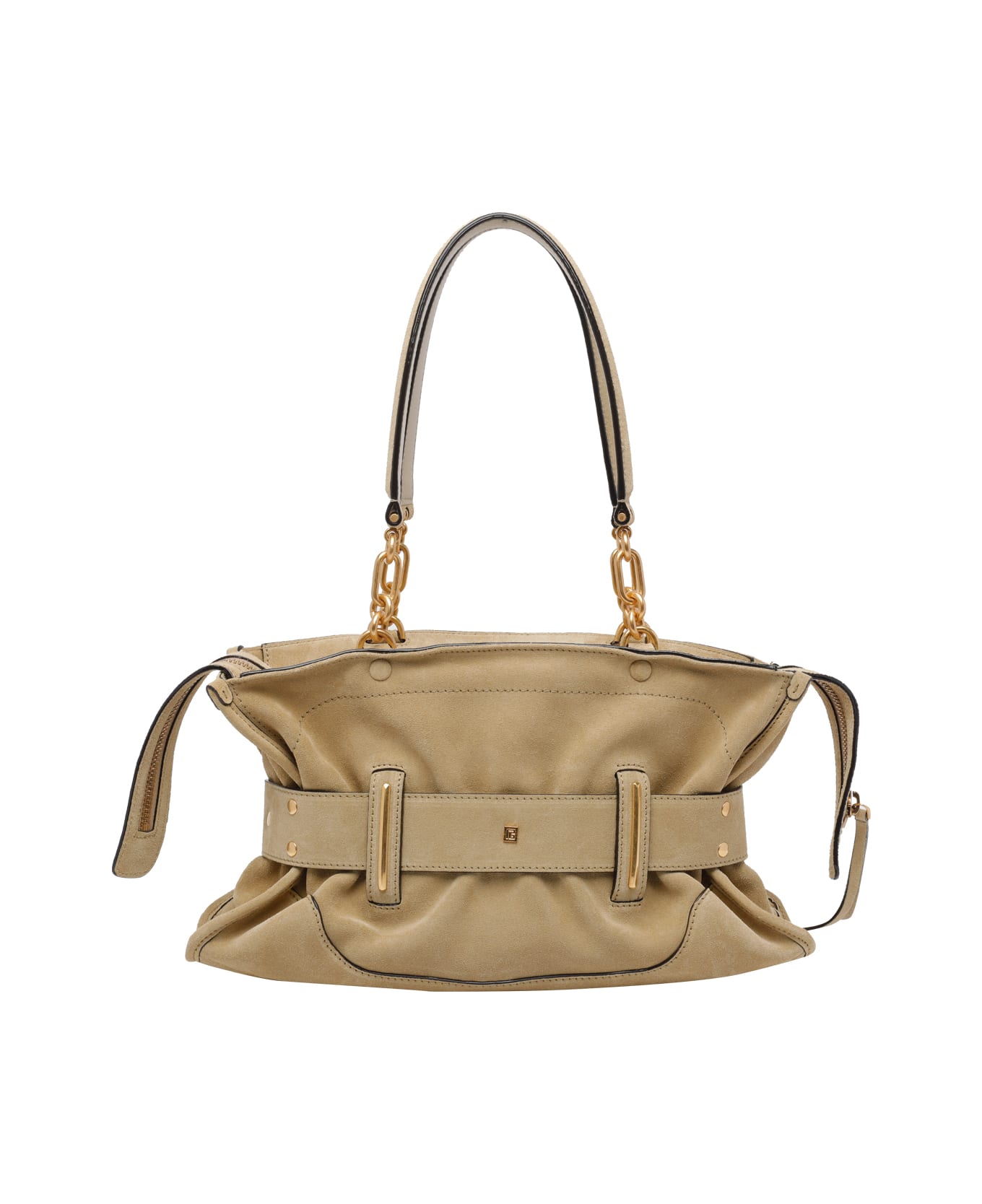 Balmain Anthem Shoulder Bag - Beige