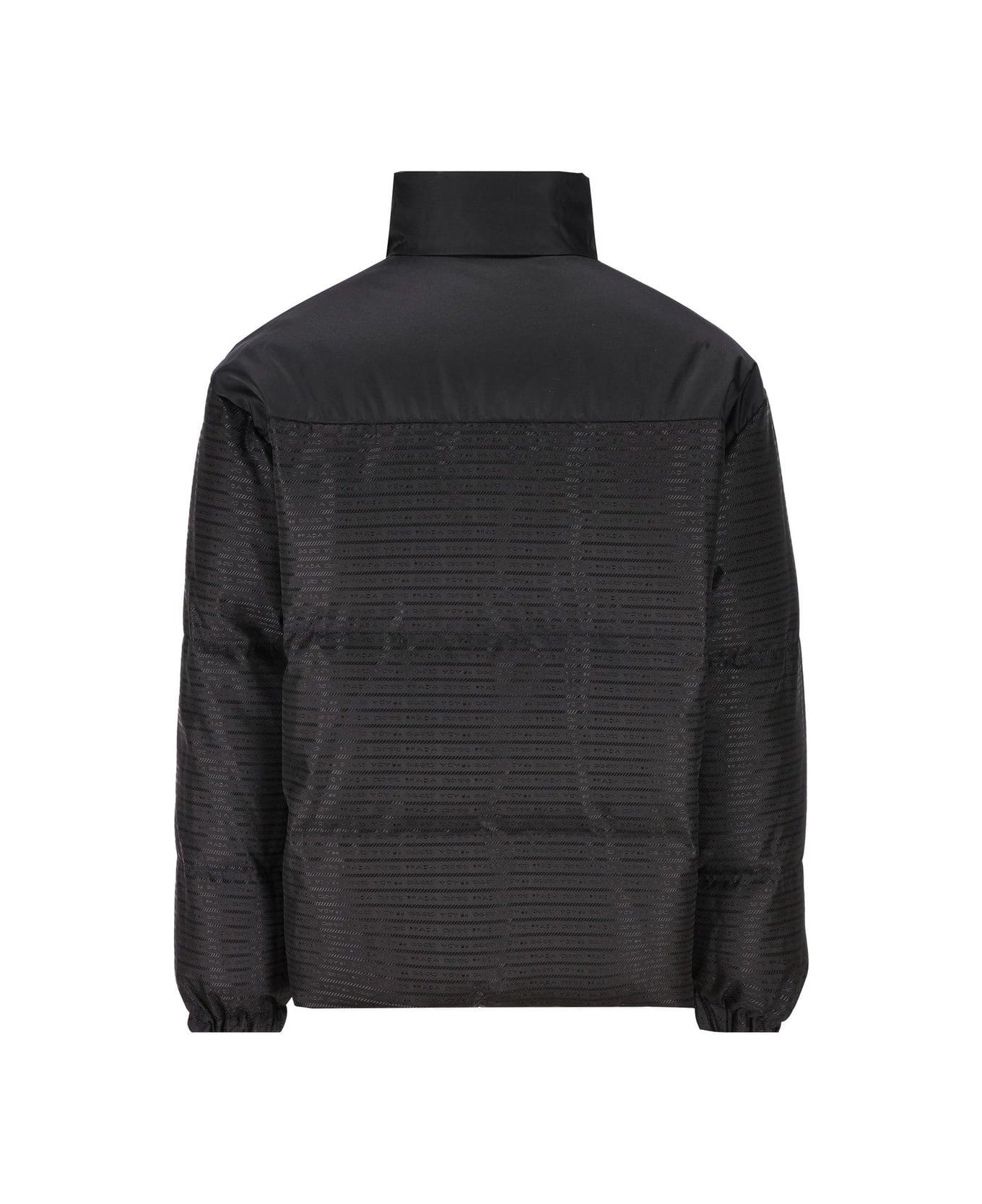 Prada Reversible Zip-up Jacket - Nero ダウンジャケット