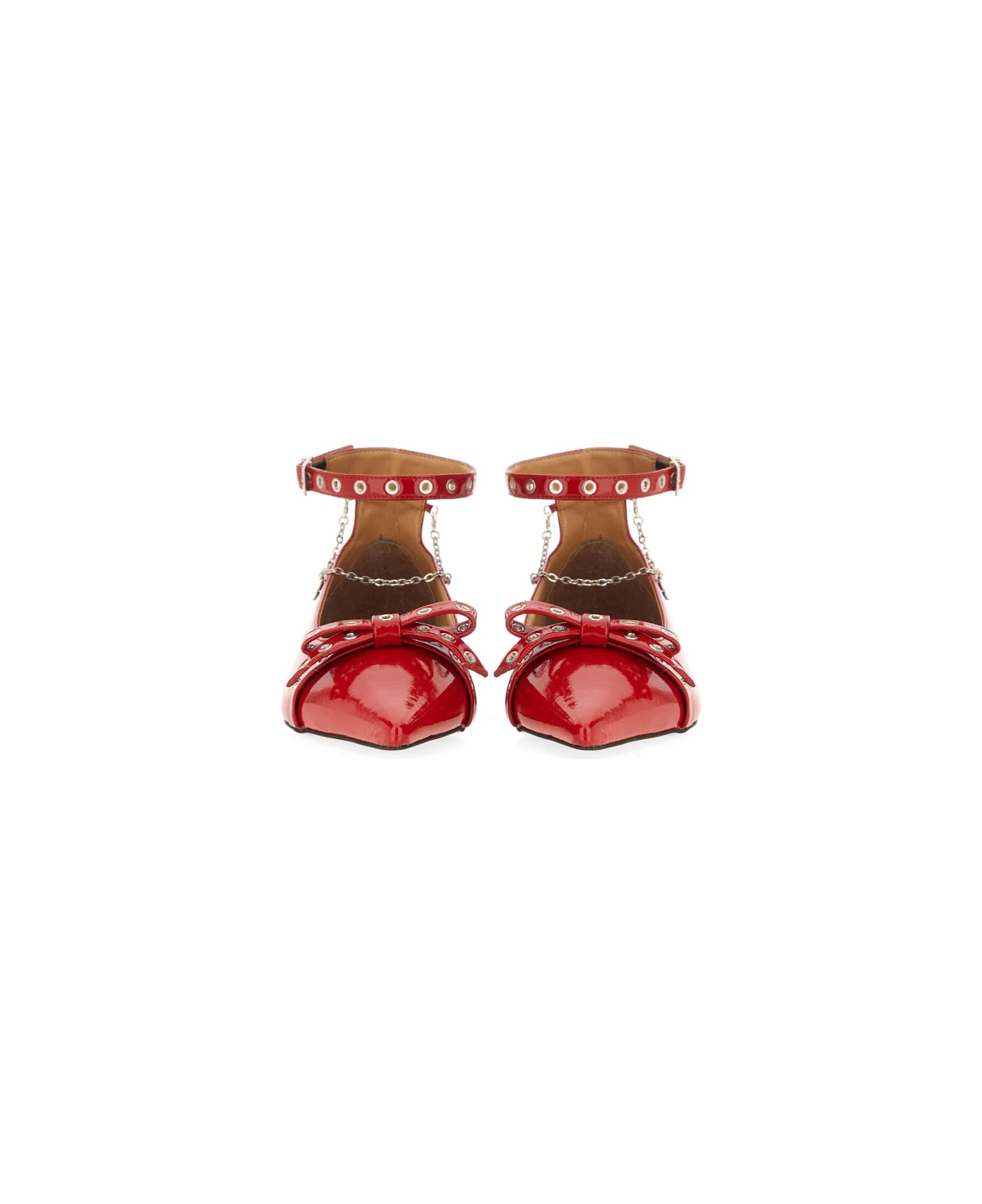 Ganni Jewel Ballerina - RED