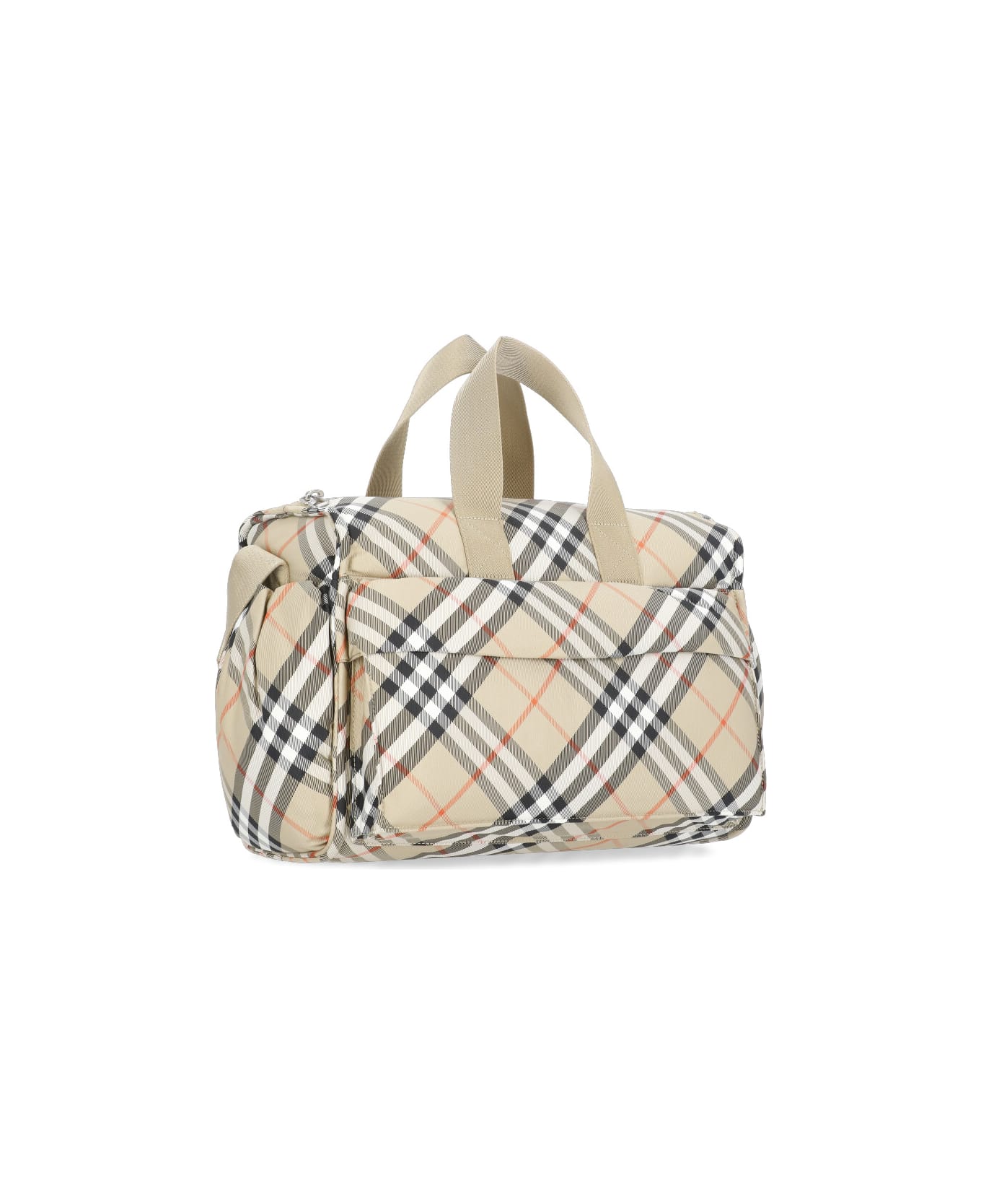 Burberry Check Duffel Bag - Beige