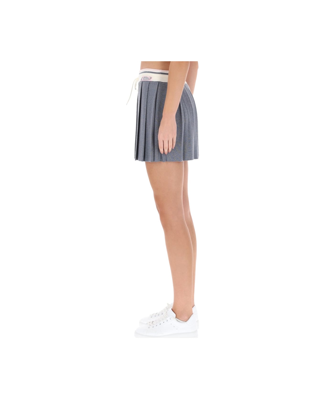 Casablanca Tennis Skirt - SILVER スカート