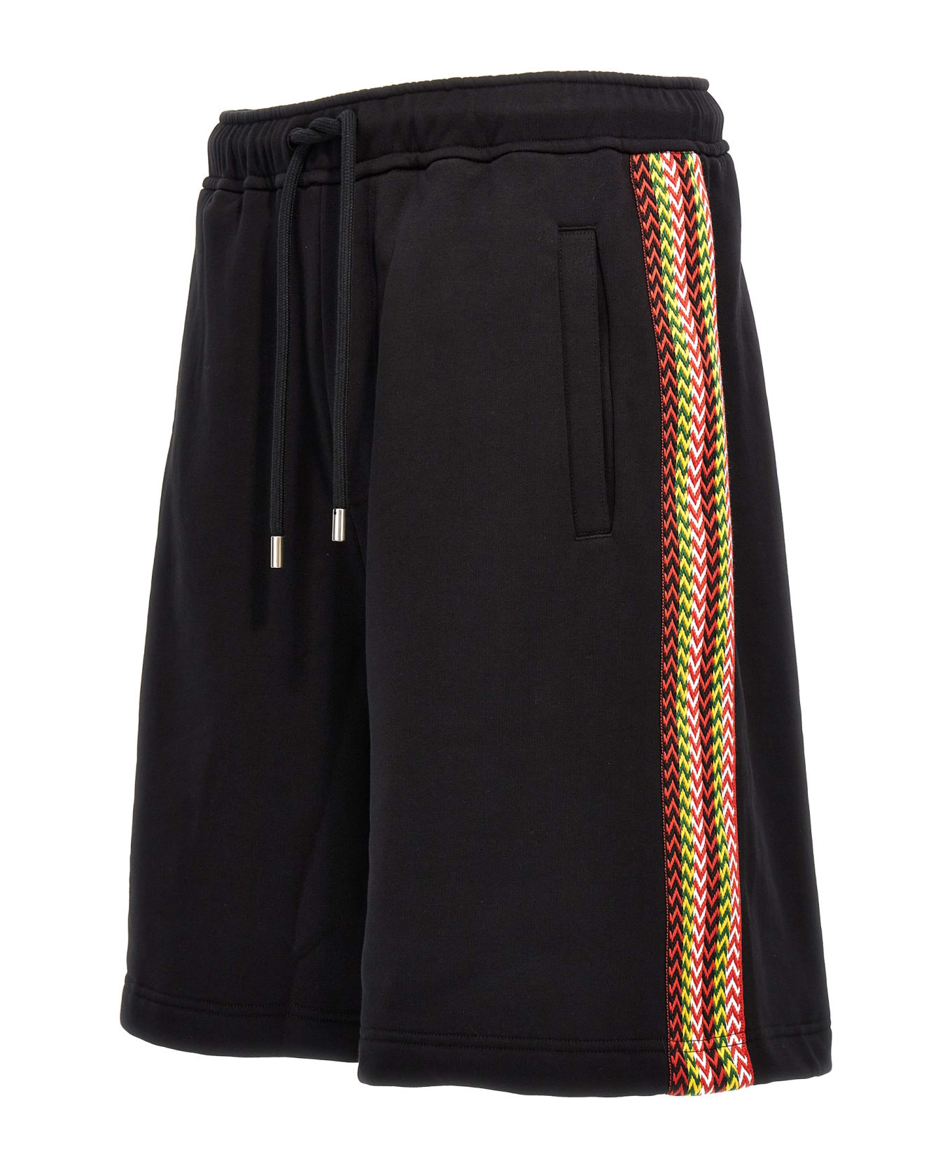 Lanvin 'side Curb' Bermuda Shorts - Nero