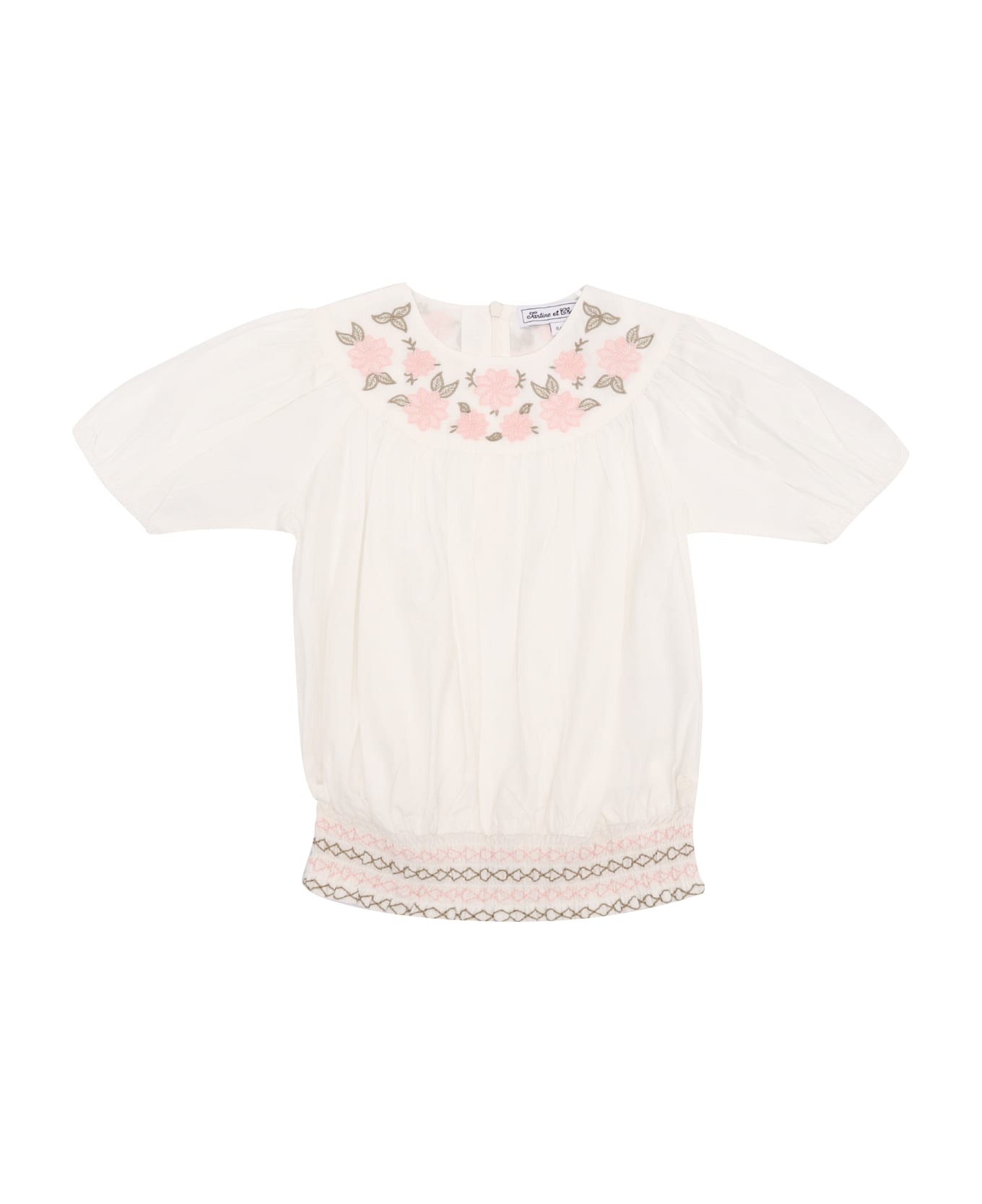 Tartine et Chocolat Dress - WHITE