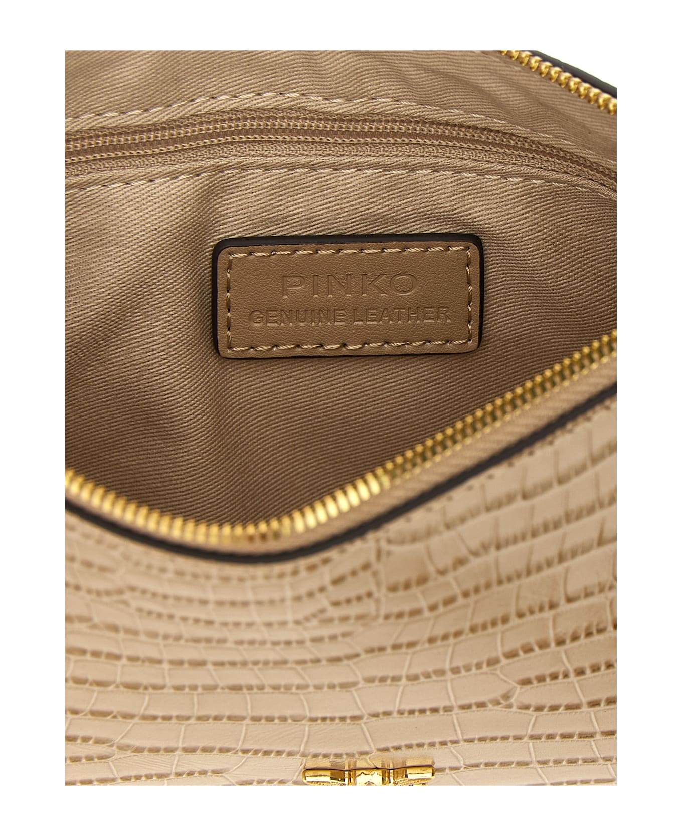 Pinko 
flat Horizontal
 Mini Crossbody Bag - Beige