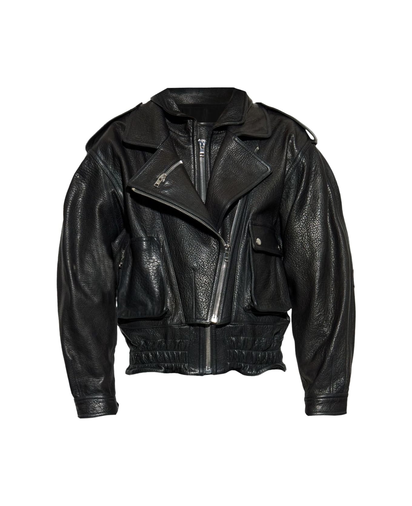 Isabel Marant Aneli Leather Jacket - BLACK