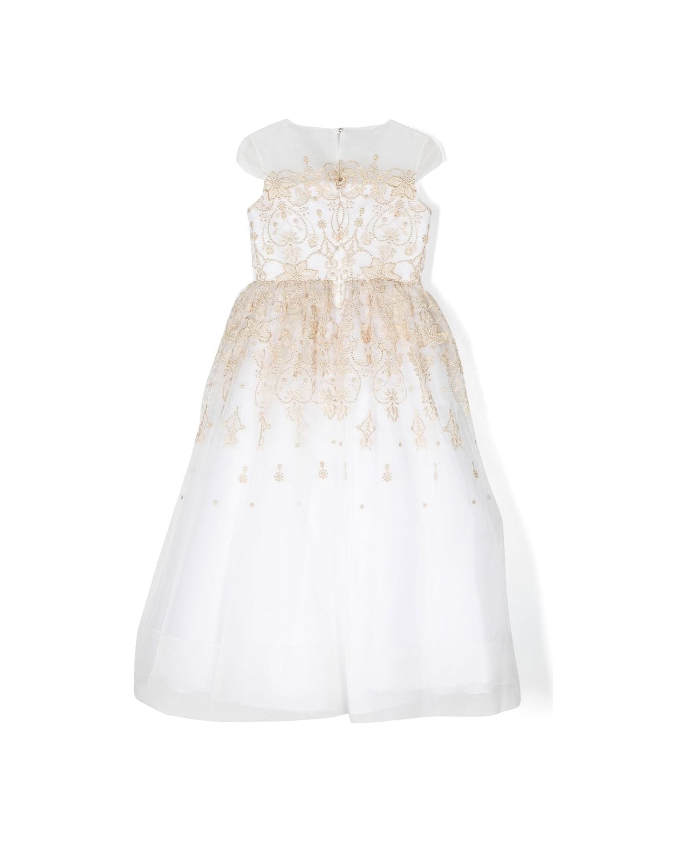 Marchesa Kids Couture Ceremony Dress - Gold