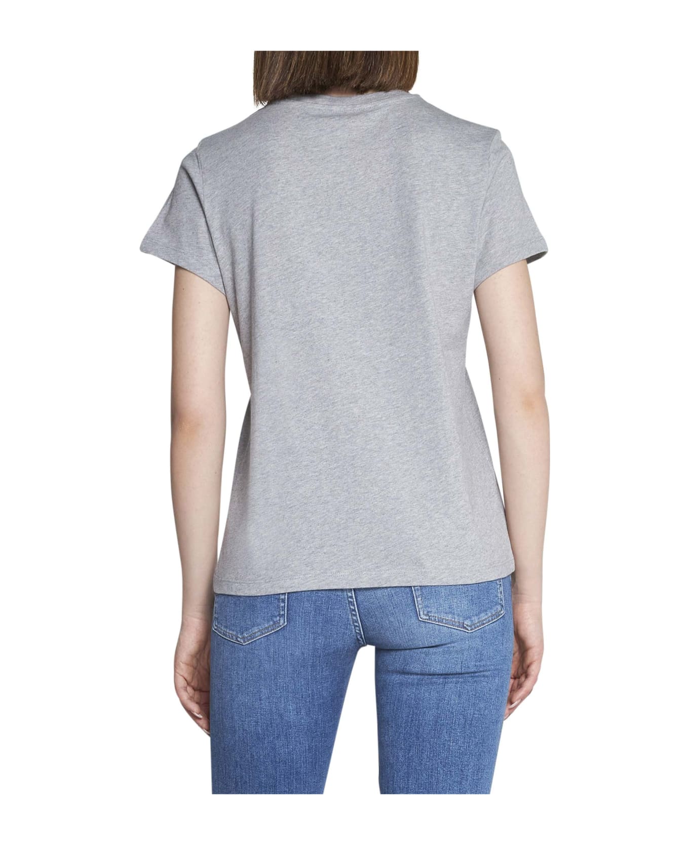 A.P.C. Signature T-shirt - Heathered light grey Tシャツ