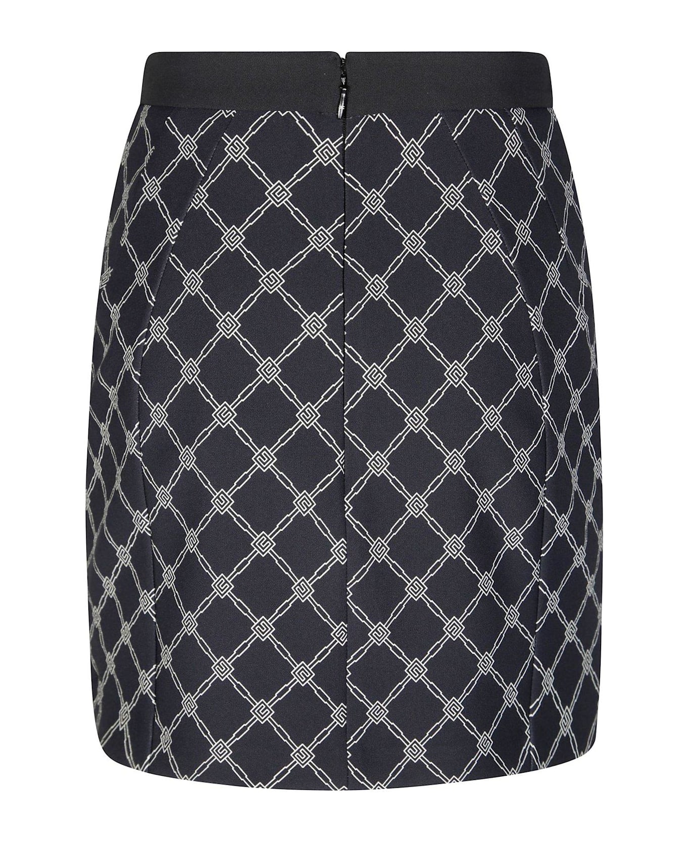 Elisabetta Franchi All-over Printed Mini Skirt - Nero
