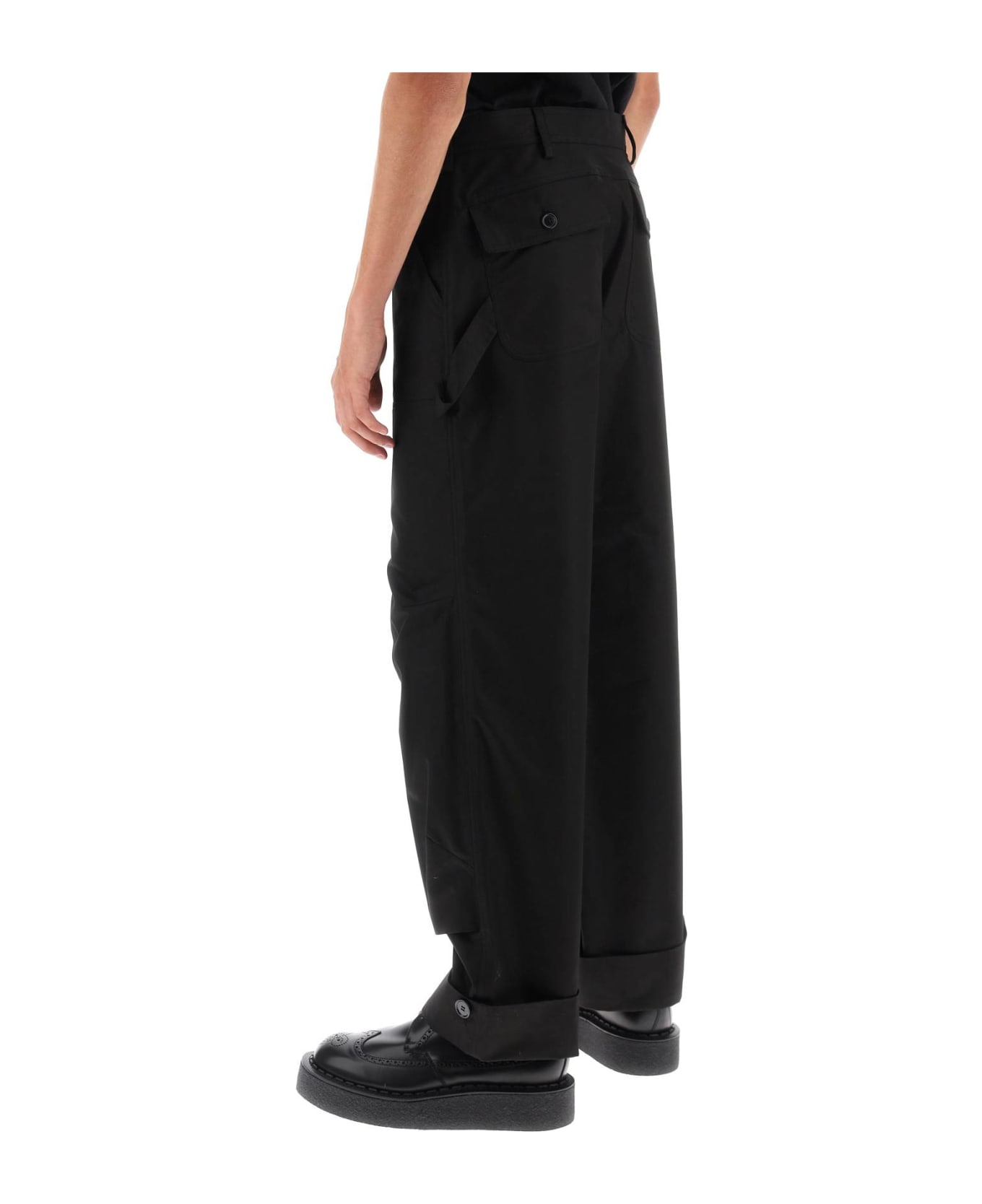 Simone Rocha Workwear Twill Pants - BLACK (Black)