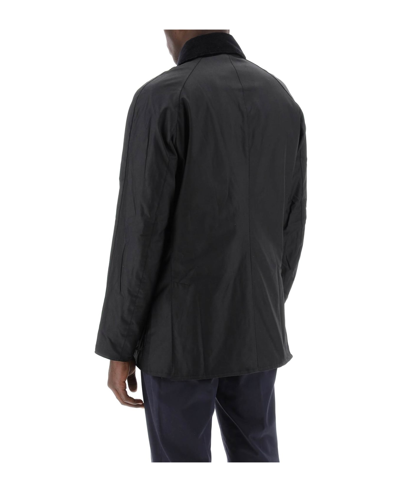 Barbour Ashby Waxed Jacket - BLACK (Black)