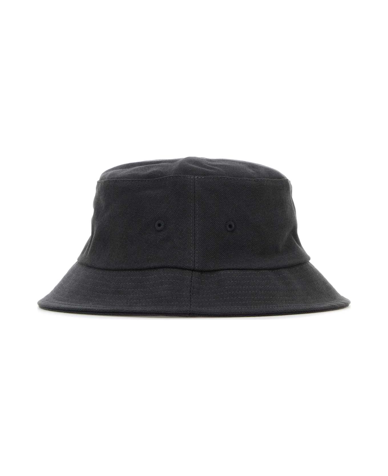 Tekla Charcoal Cotton Bucket Hat - BLACKSAND