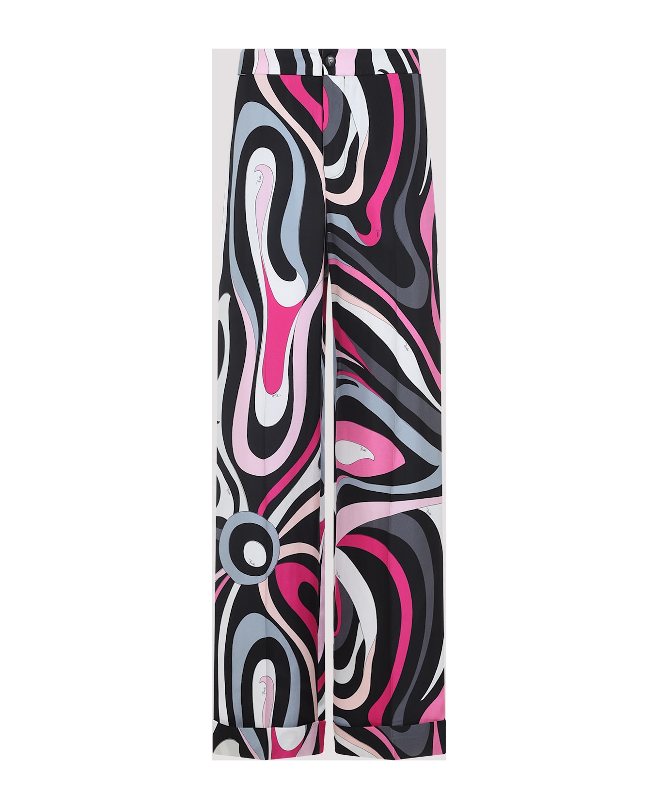 Pucci Marmo Pants - Nero Fuxia