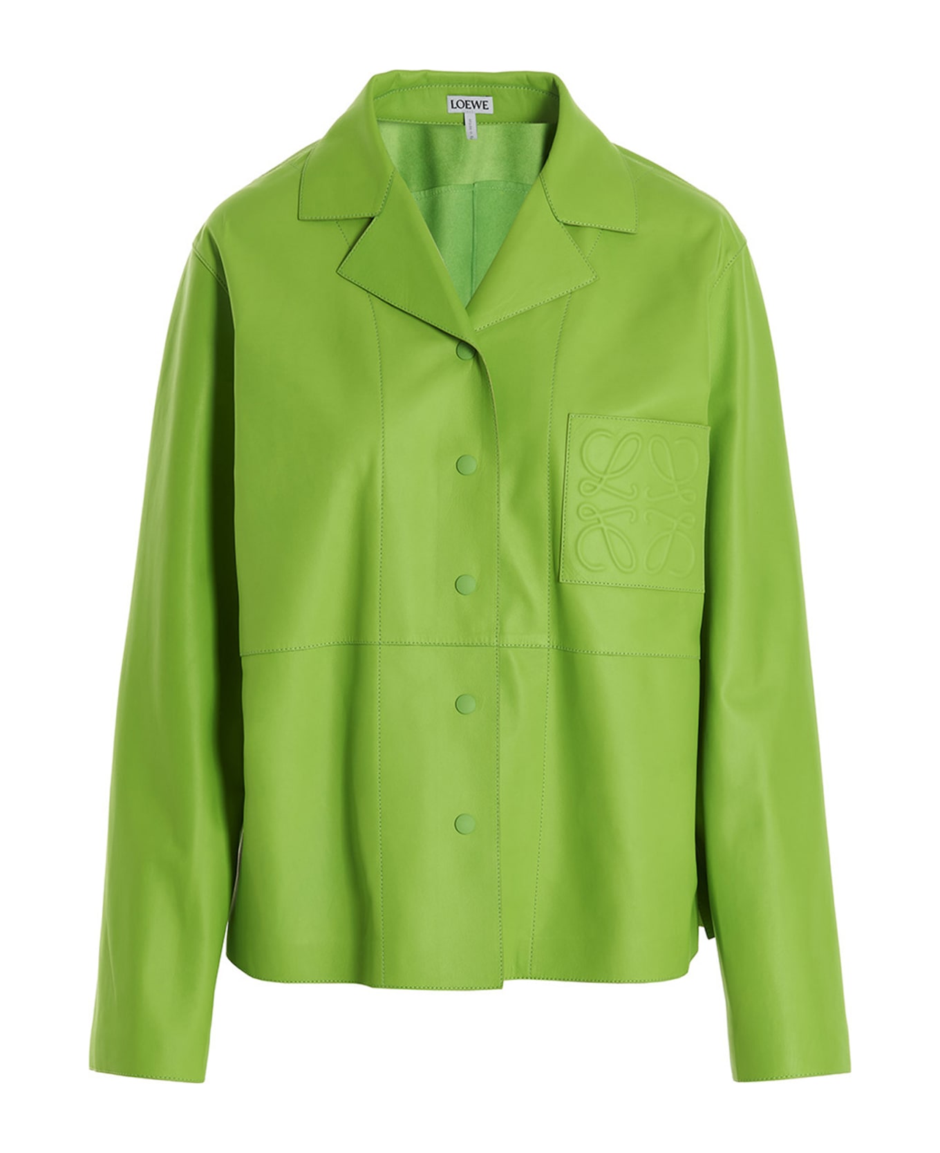 Loewe 'anagram' Jacket - Green シャツ