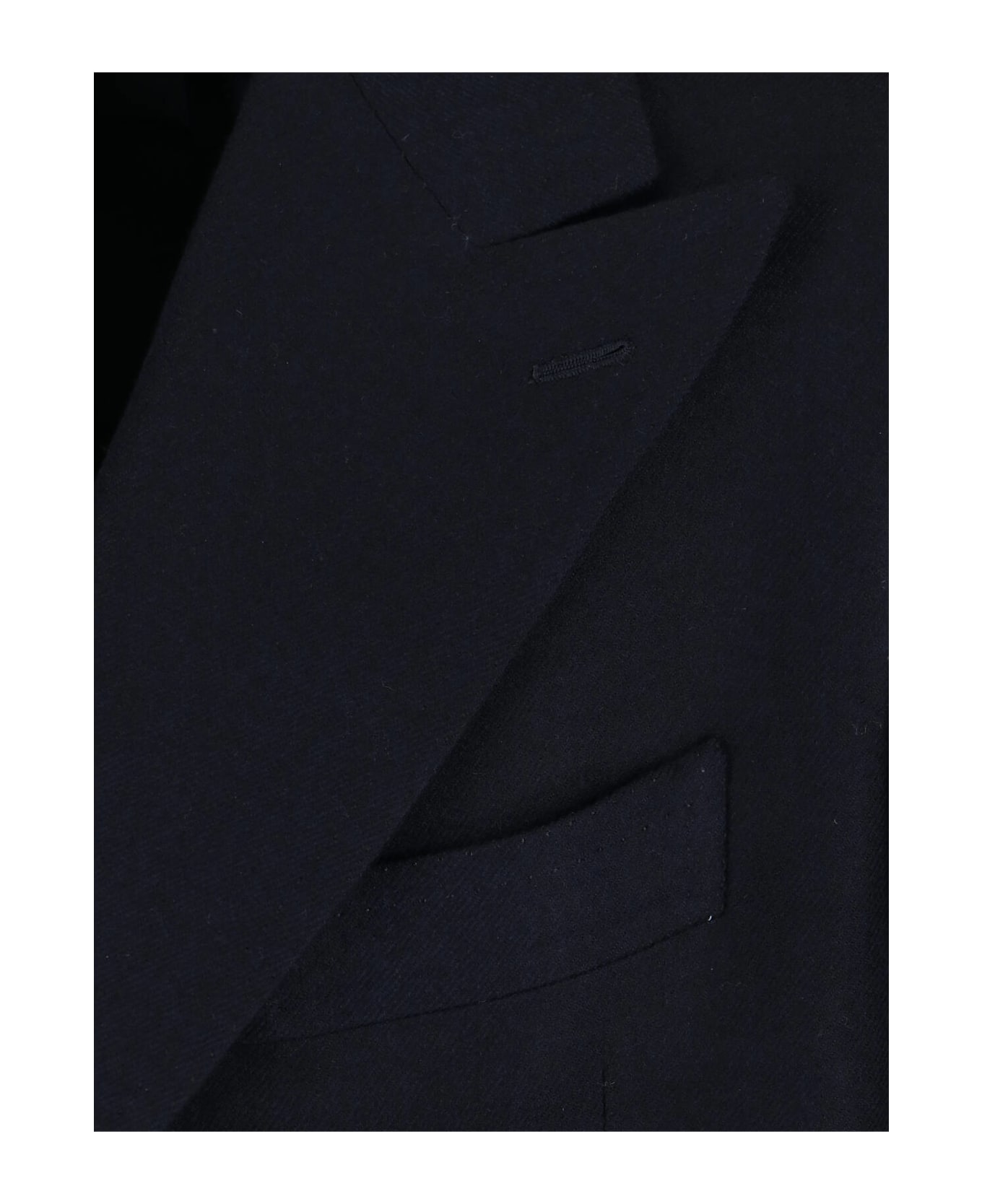 Cesare Attolini Double-breasted Coat - Blue