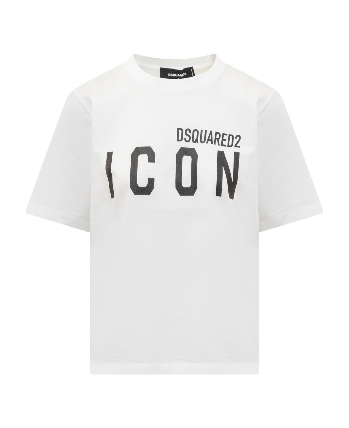 Dsquared2 Icon Forever Easy T-shirt - WHITE-BLACK