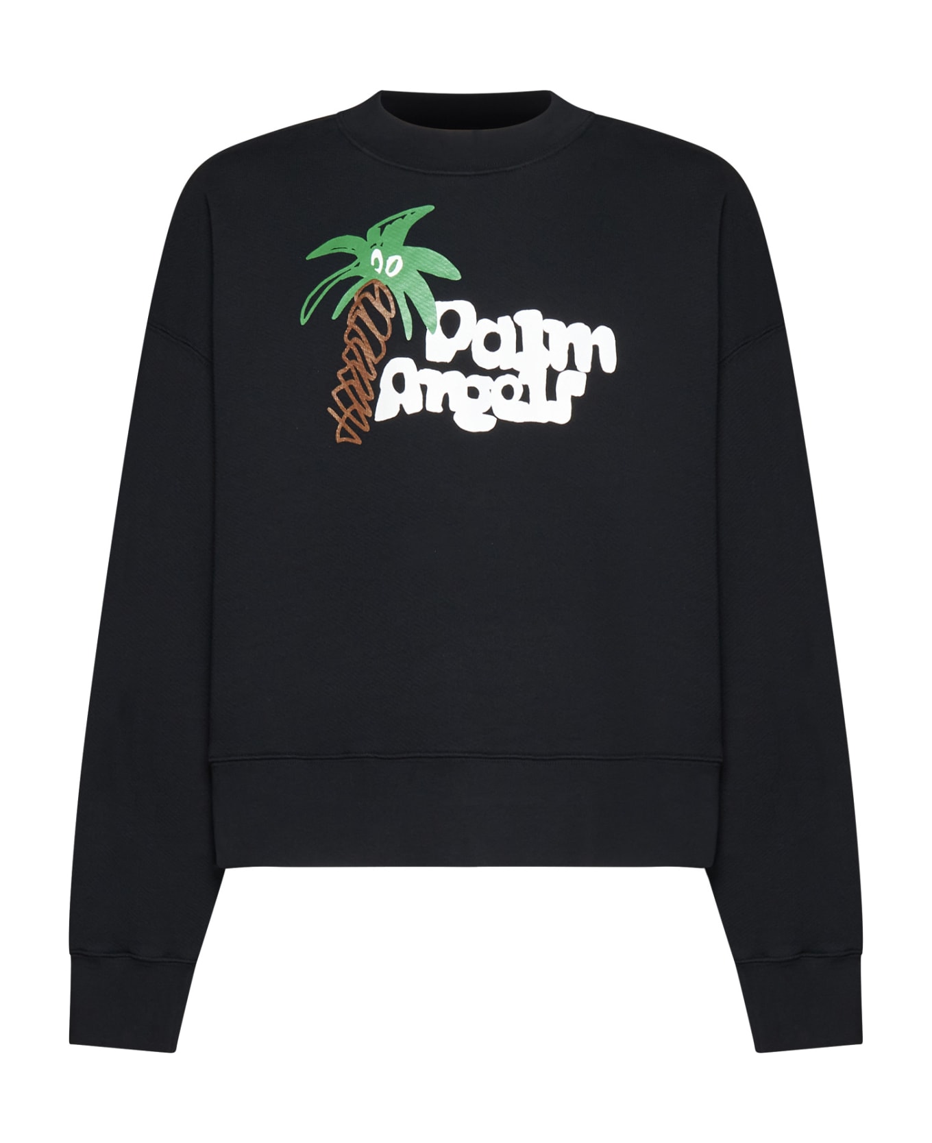 Palm Angels Sketchy Logo Sweatshirt - Black