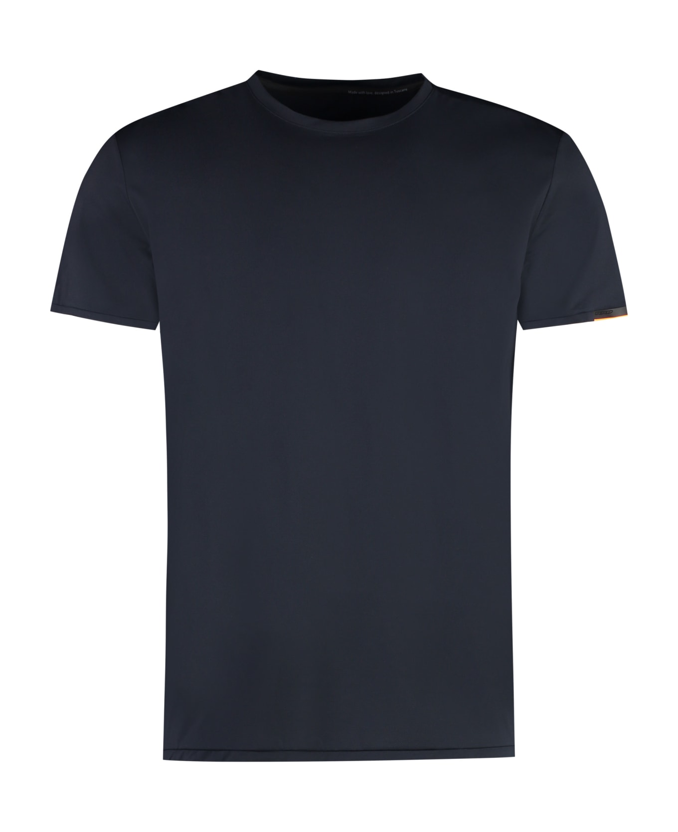 RRD - Roberto Ricci Design Oxford Techno Fabric T-shirt T-Shirt - BLUE BLACK