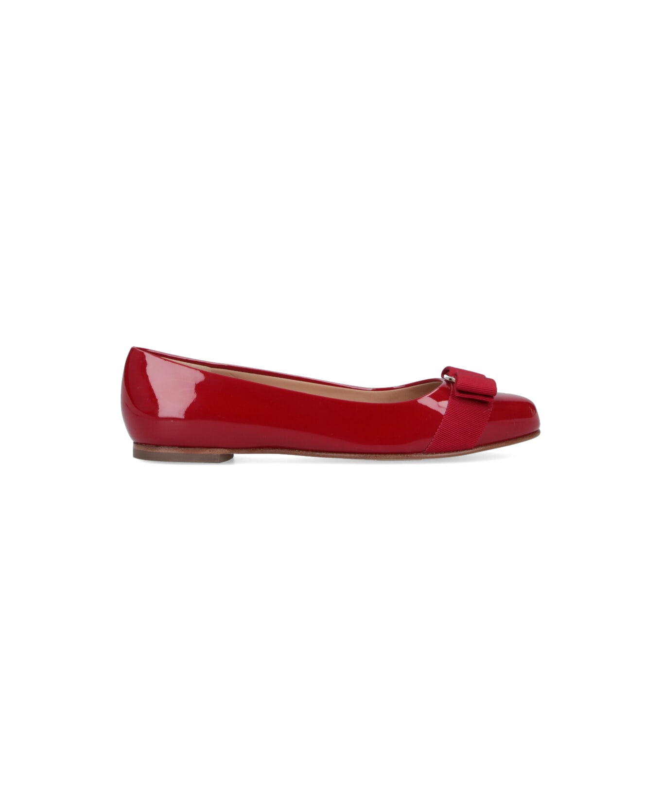 Ferragamo Varina Ballerinas - Red
