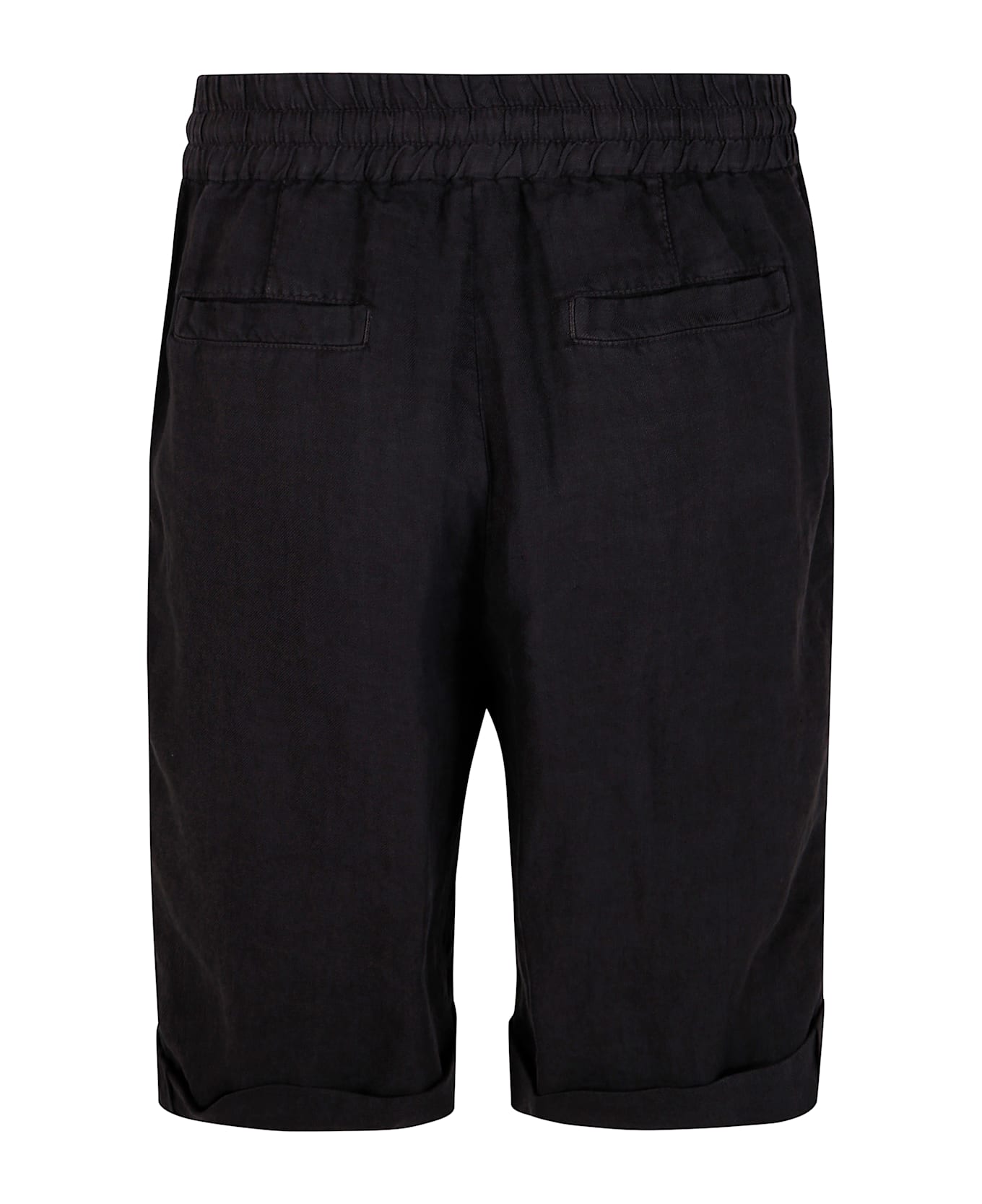 Brunello Cucinelli Dyed Bermuda Trousers - Coffee