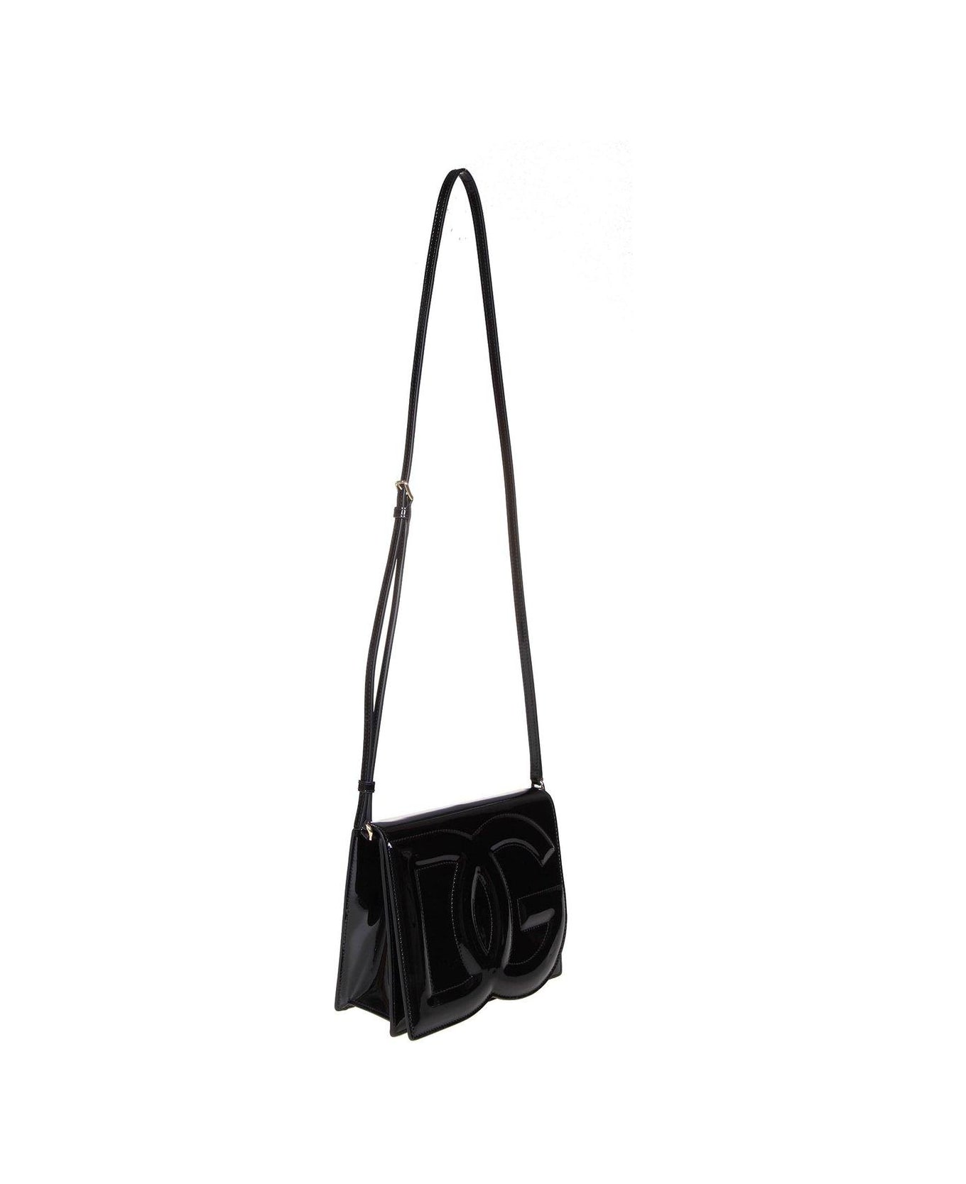 Dolce & Gabbana Logo Embossed Crossbody Bag