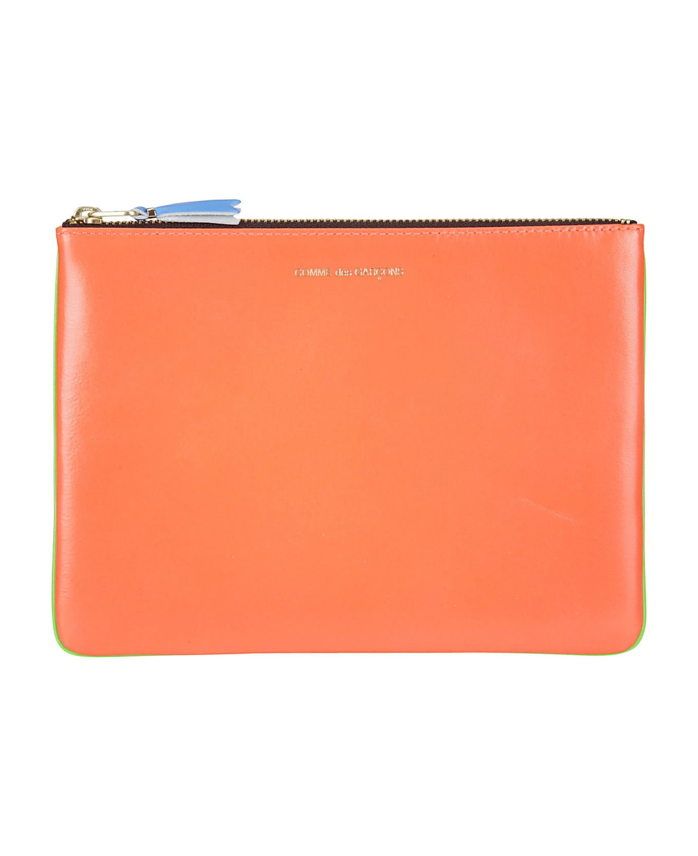 Comme des Garçons Wallet Super Fluo Leather Line - ORANGE 財布