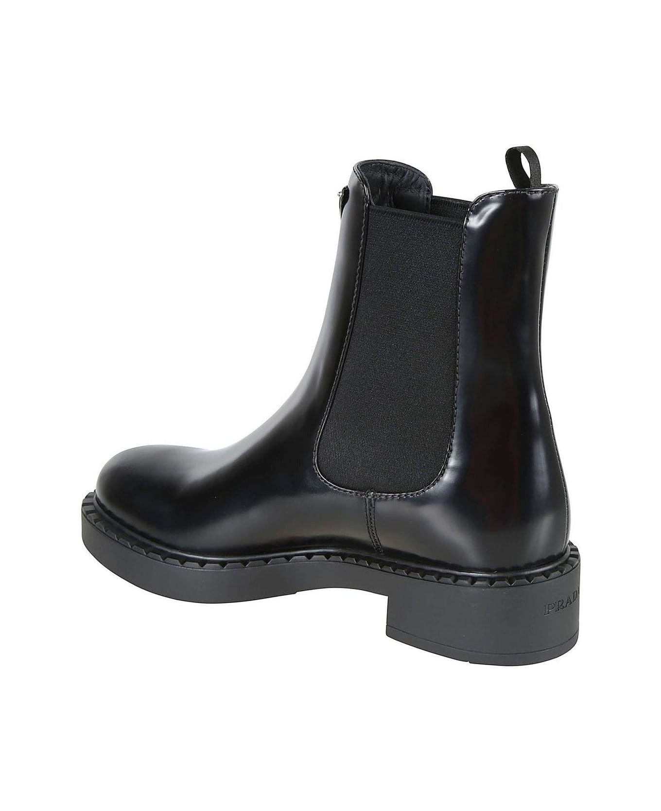 Prada Panelled Chelsea Boots - Nero