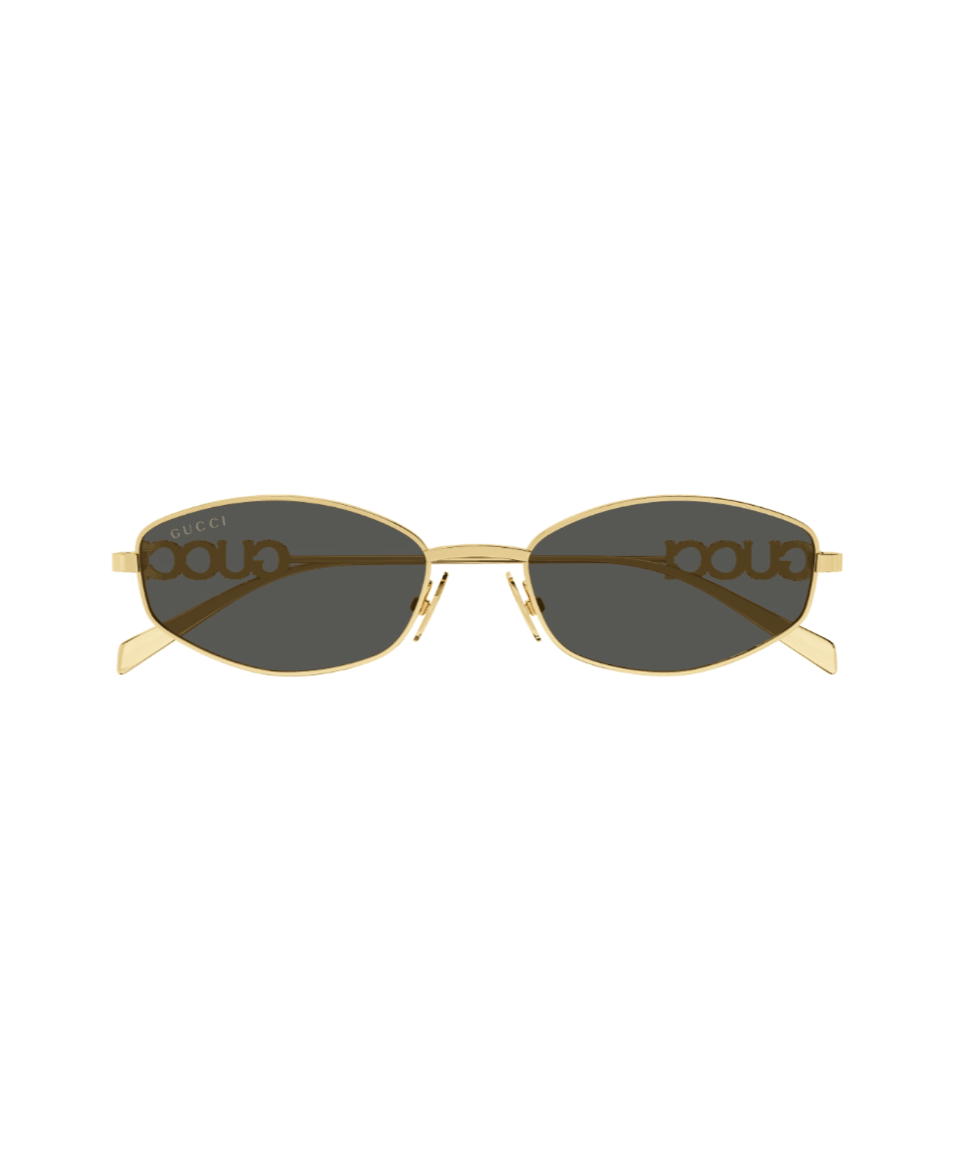 Gucci Eyewear Gucci Gg1802s Linea Name Of Brand 001 Gold Grey Sunglasses - Oro