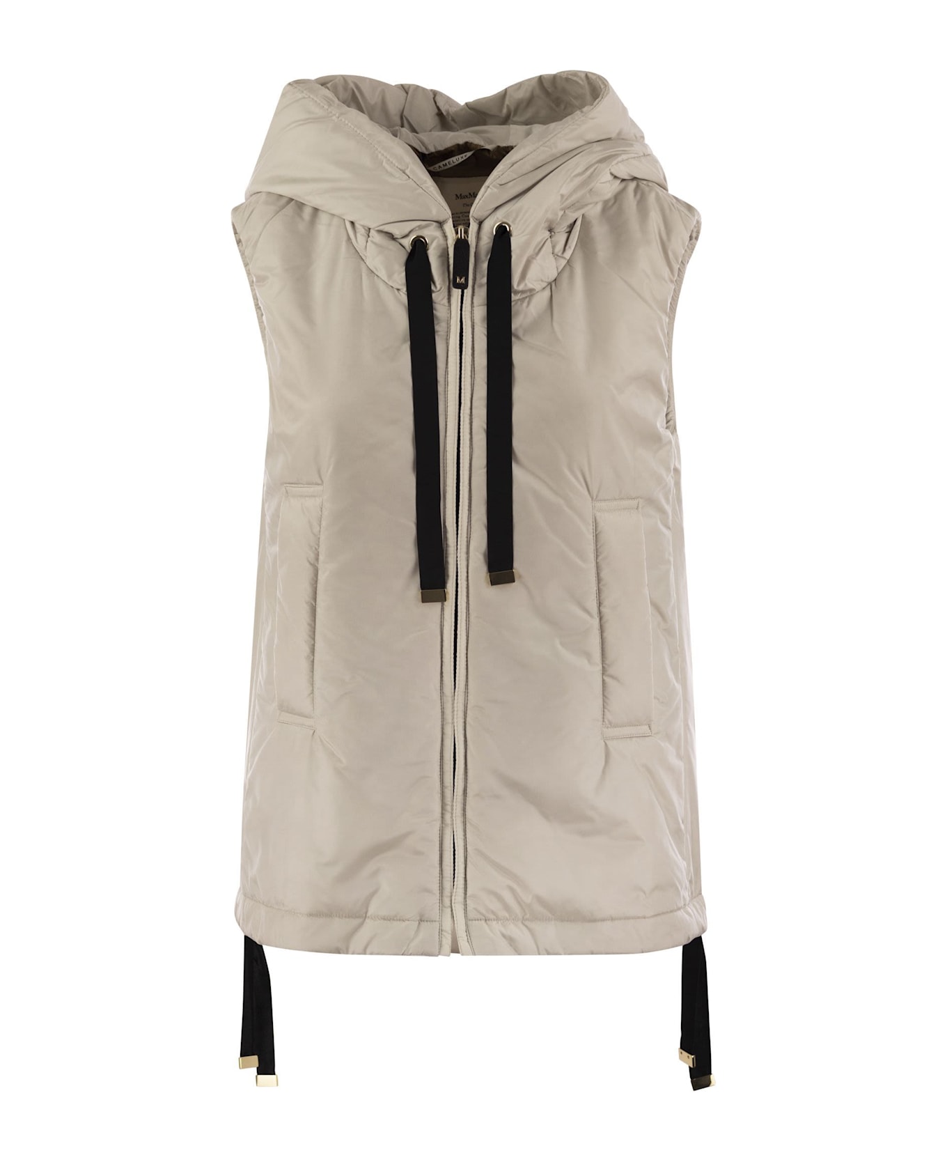 Max Mara The Cube Greengo - Sleeveless In Drip-proof Technical Fabric - Ivory